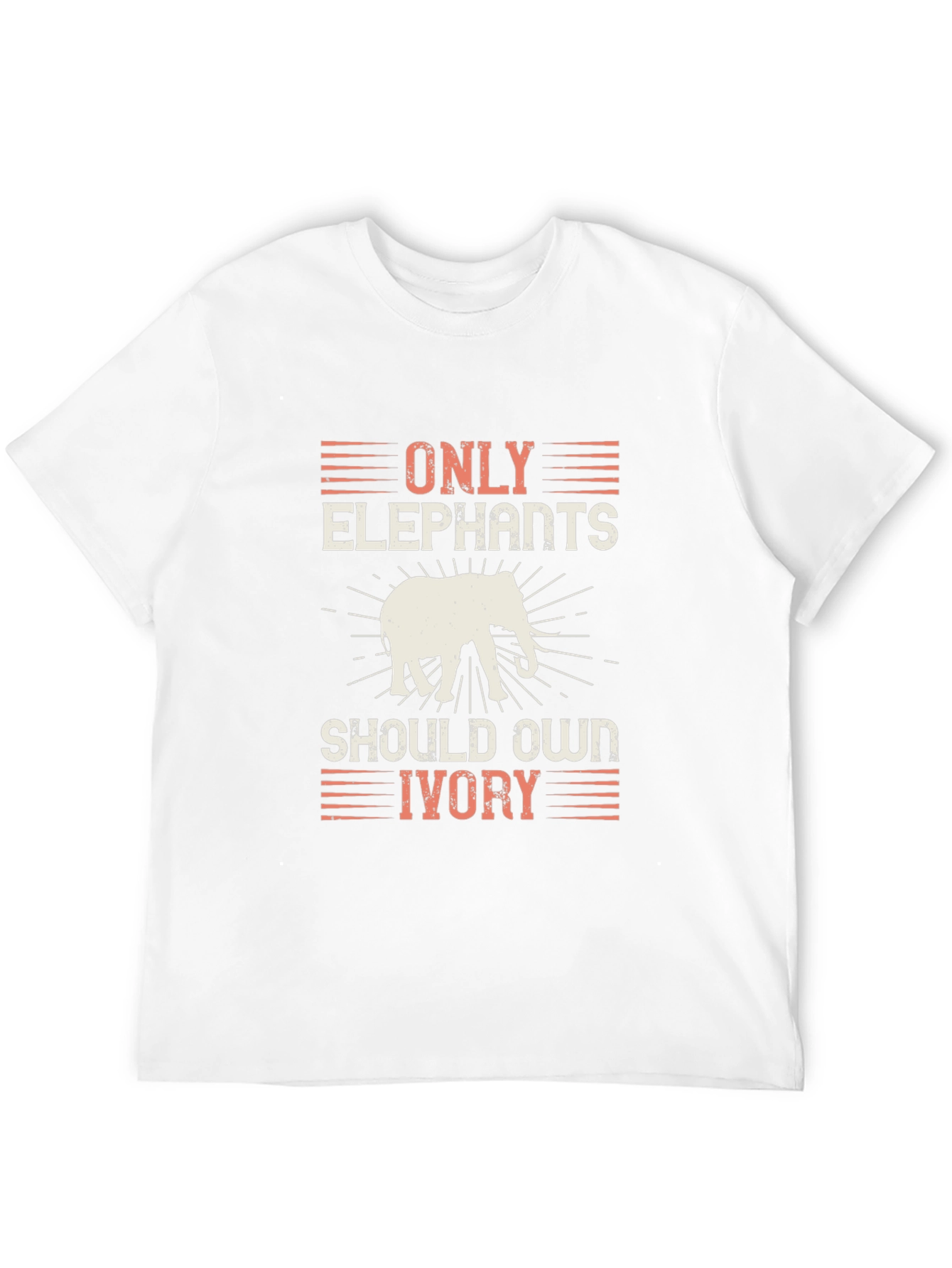Black Elephant Ivory Rights T-Shirt view 12