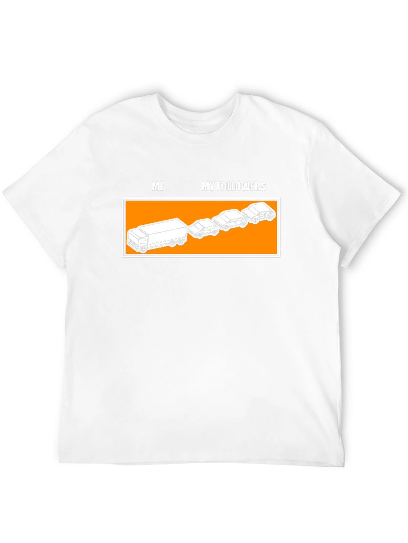 Black Funny "Me and My Followers" Graphic Tee view 12