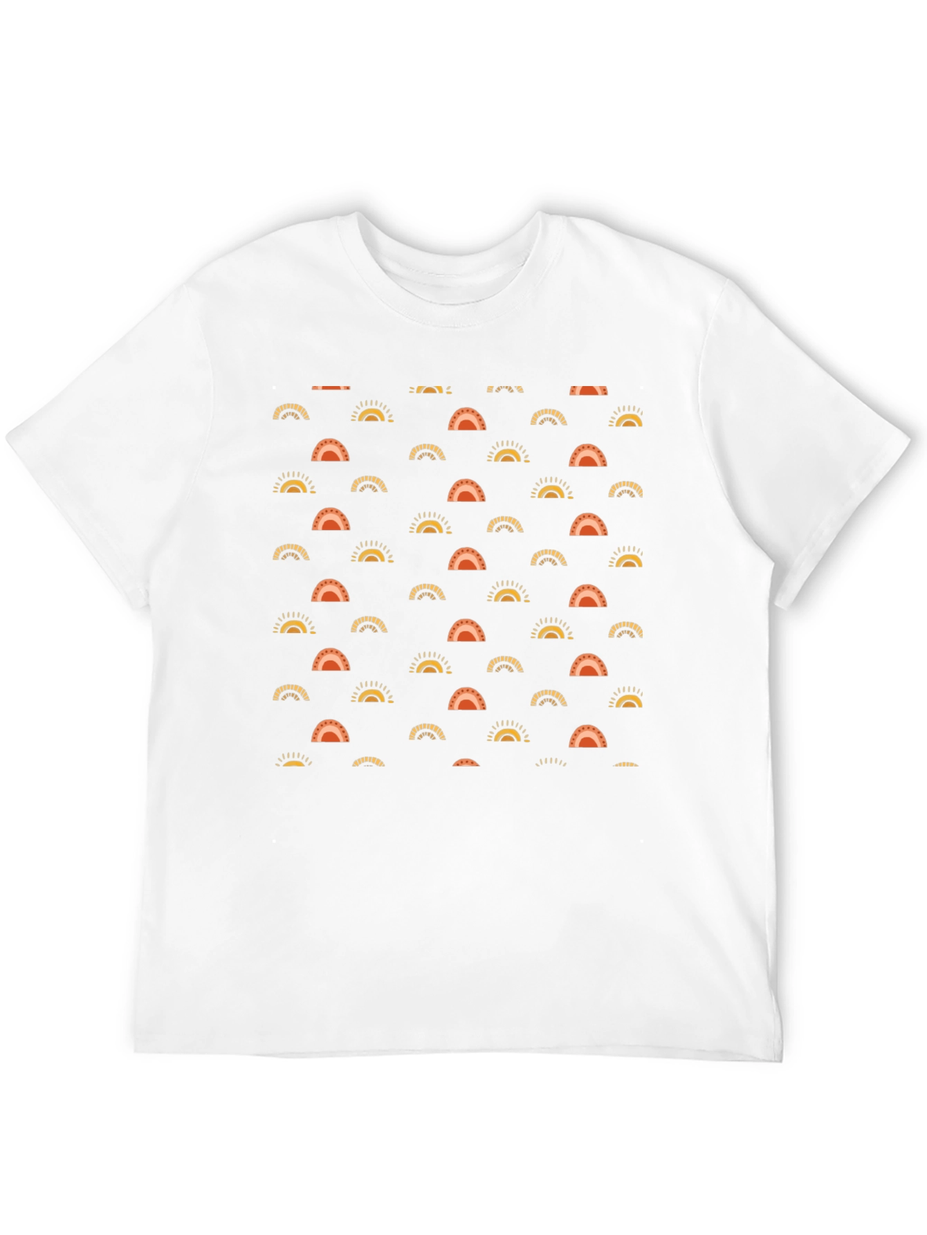 Black Patterned Black T-Shirt view 12