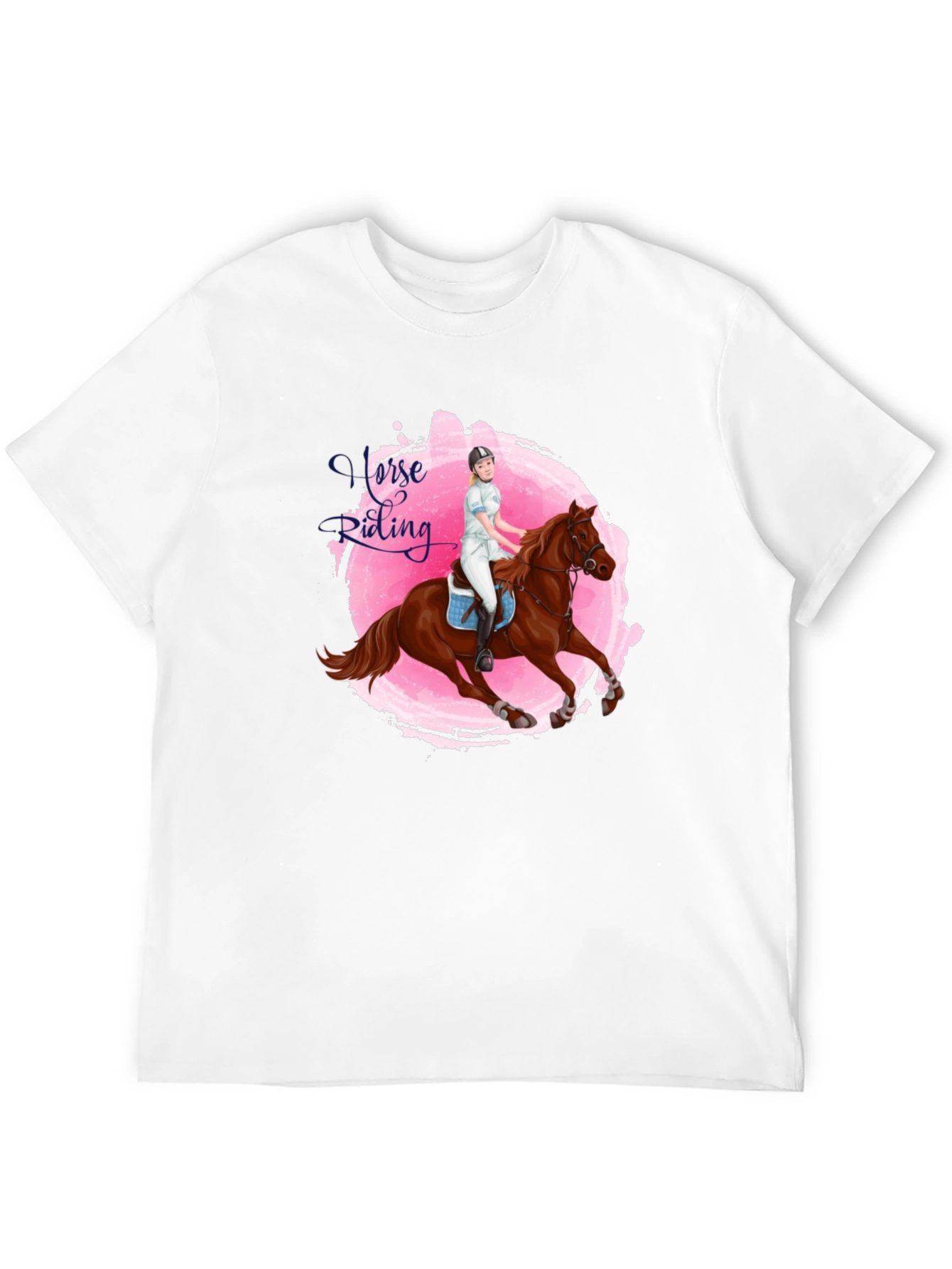 Black Horse Riding Graphic Tee - Equestrian Style view 12