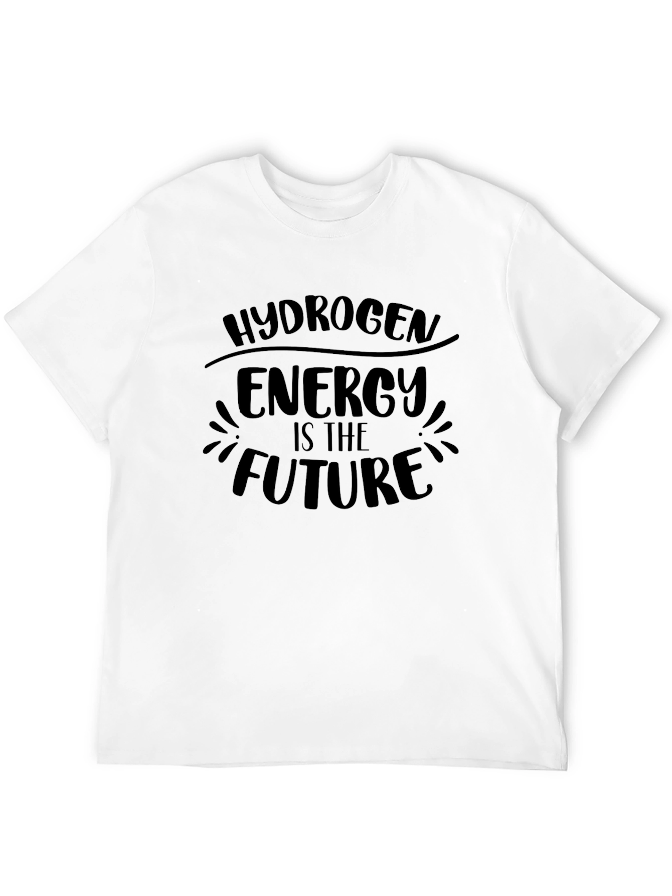Black Hydrogen Energy is the Future Black T-Shirt view 12