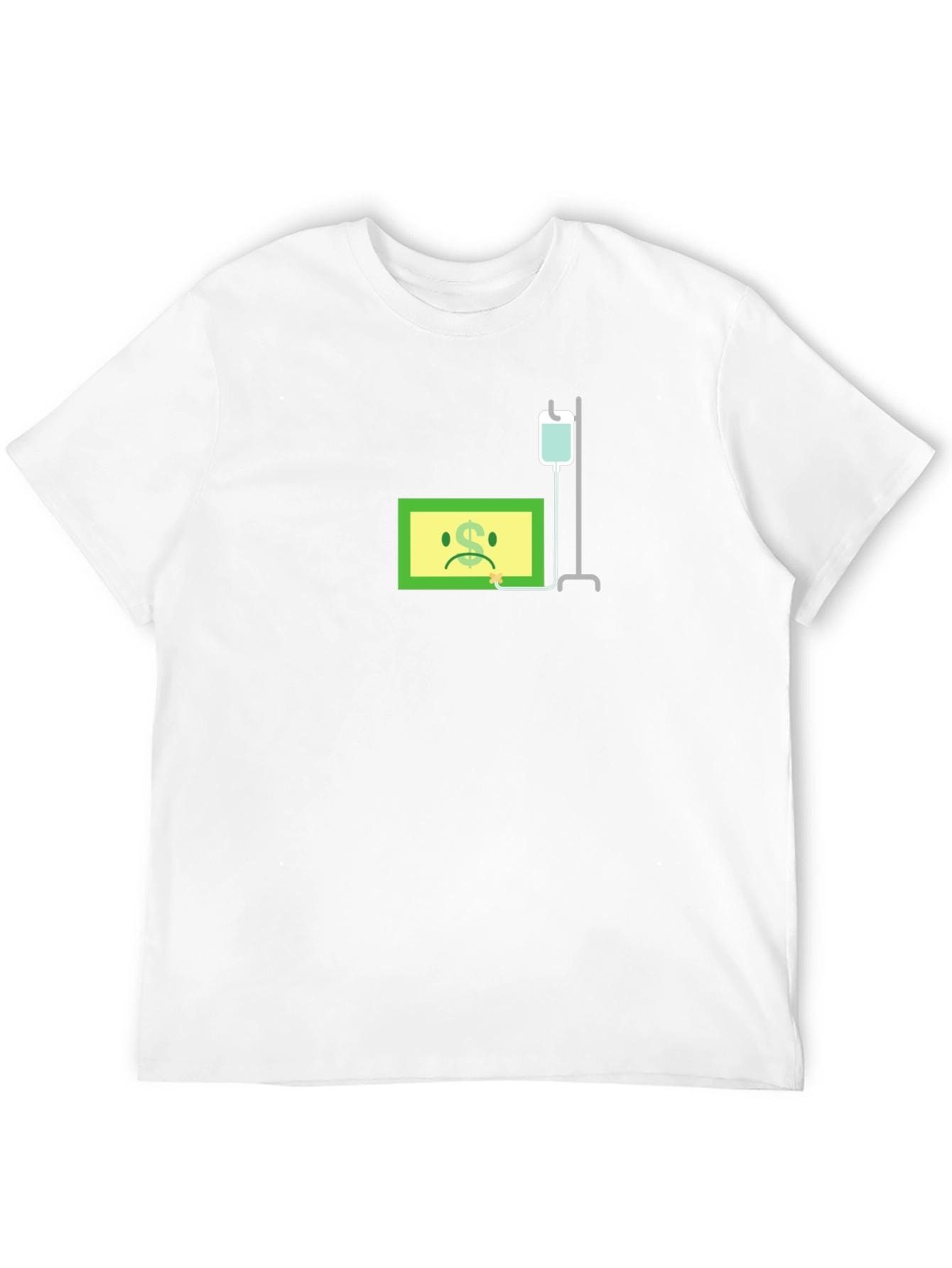 Black Funny Sick Dollar Bill T-Shirt view 12