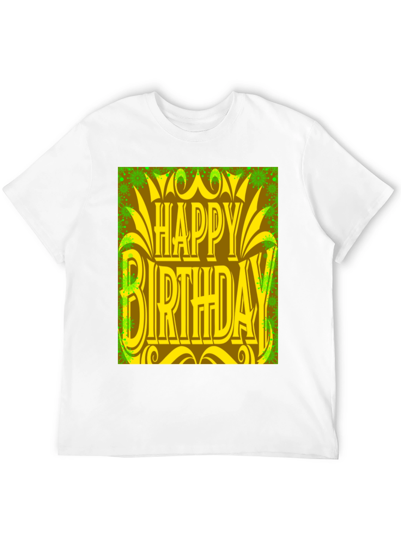 Black Happy Birthday Graphic Tee - Black view 12
