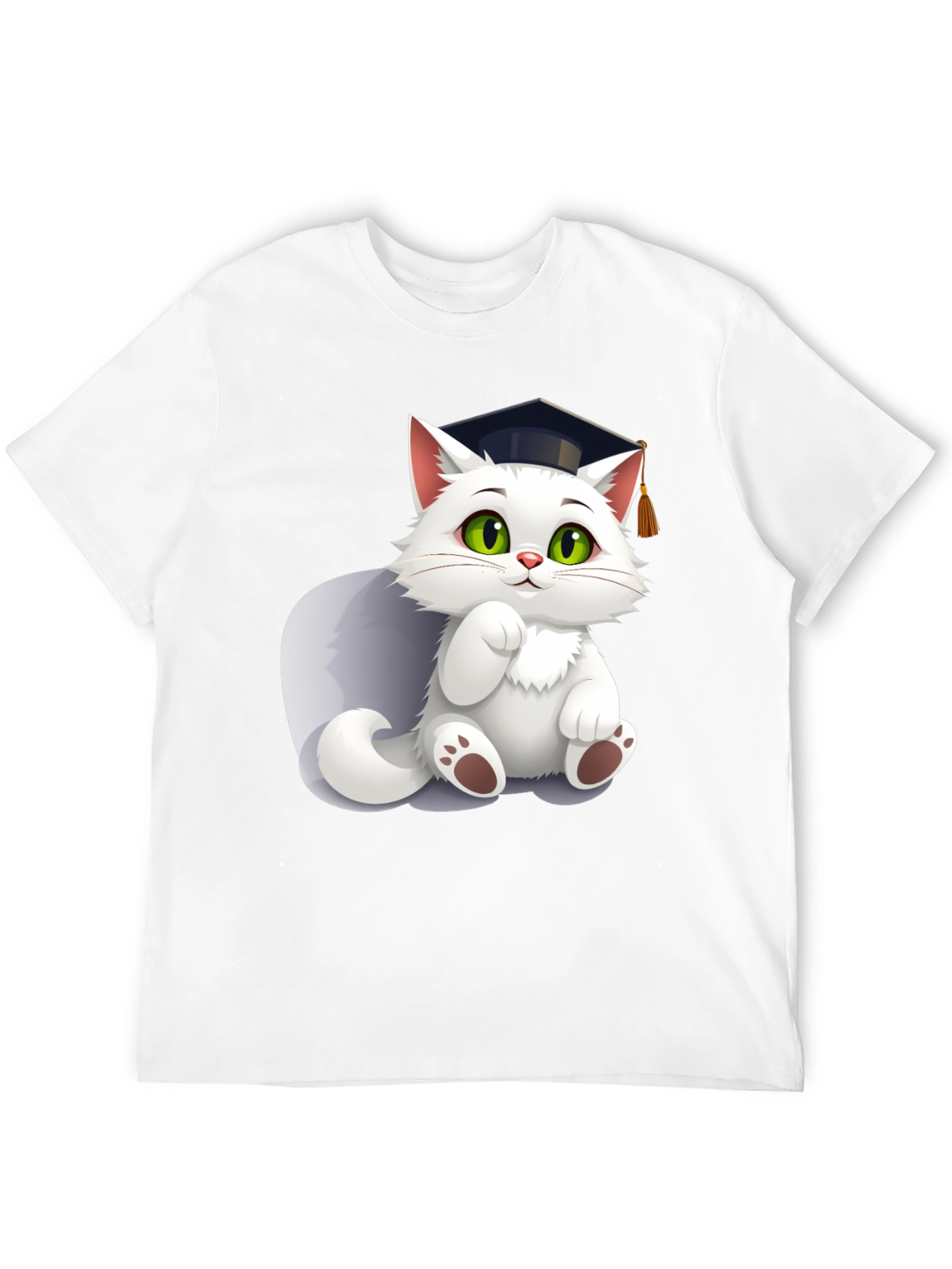 Black Cat Graduate T-Shirt view 12