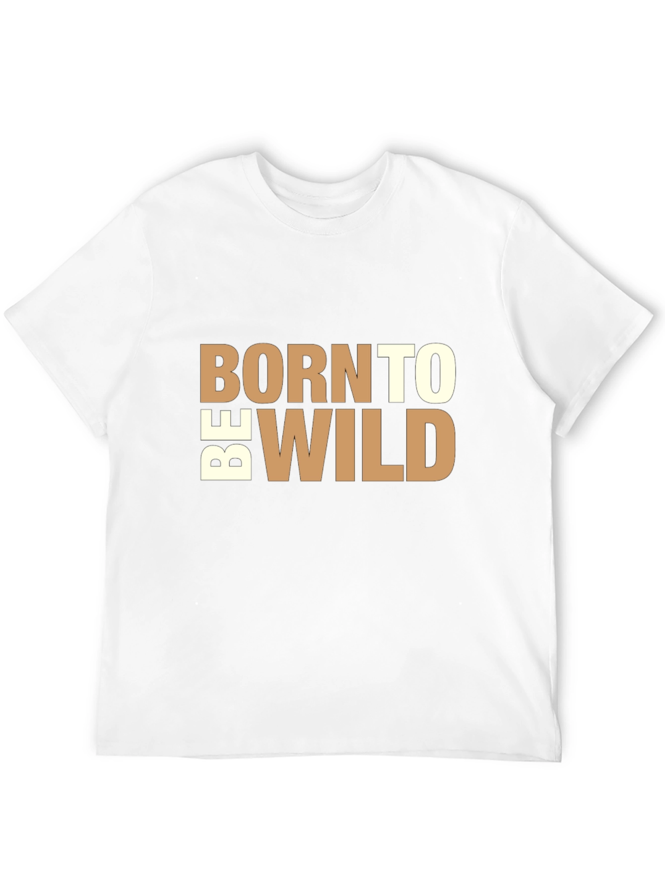 Black Born to be Wild Graphic Tee - Black Casual T-Shirt view 12