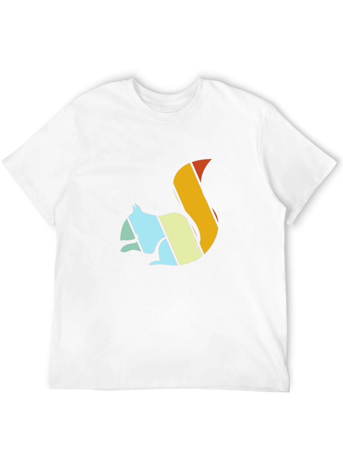 Black Retro Squirrel Graphic Tee - Unisex Black T-Shirt view 12