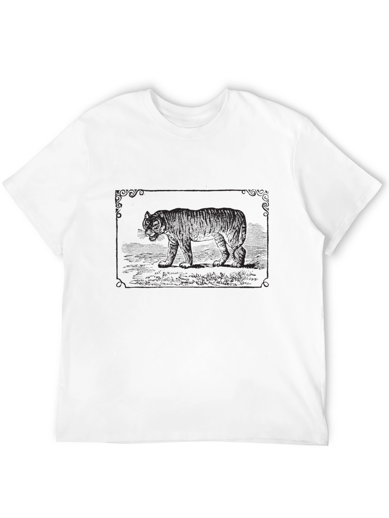 Black Tiger Graphic Tee - Black view 12