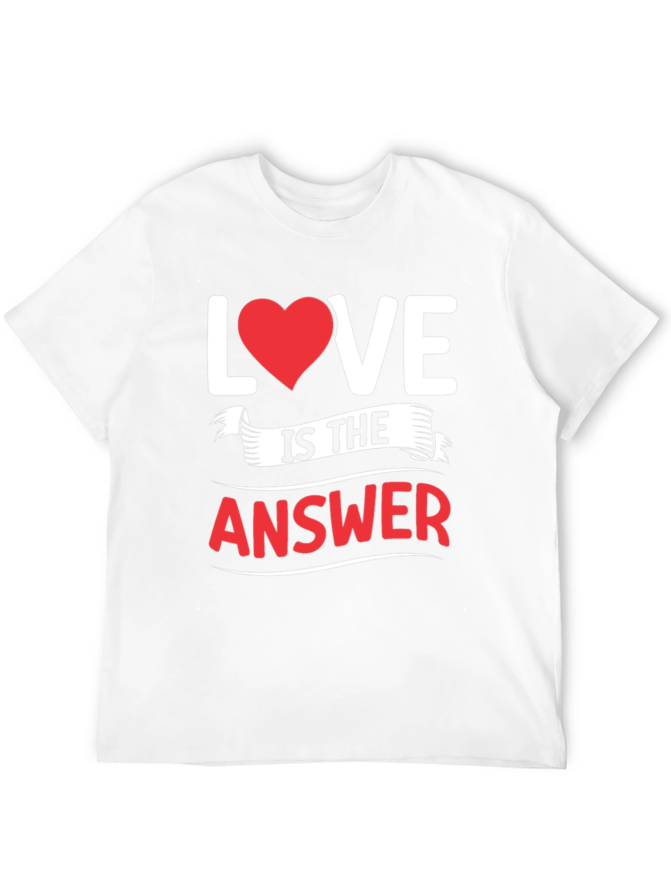 Black Love Is The Answer Graphic T-Shirt - Black view 12