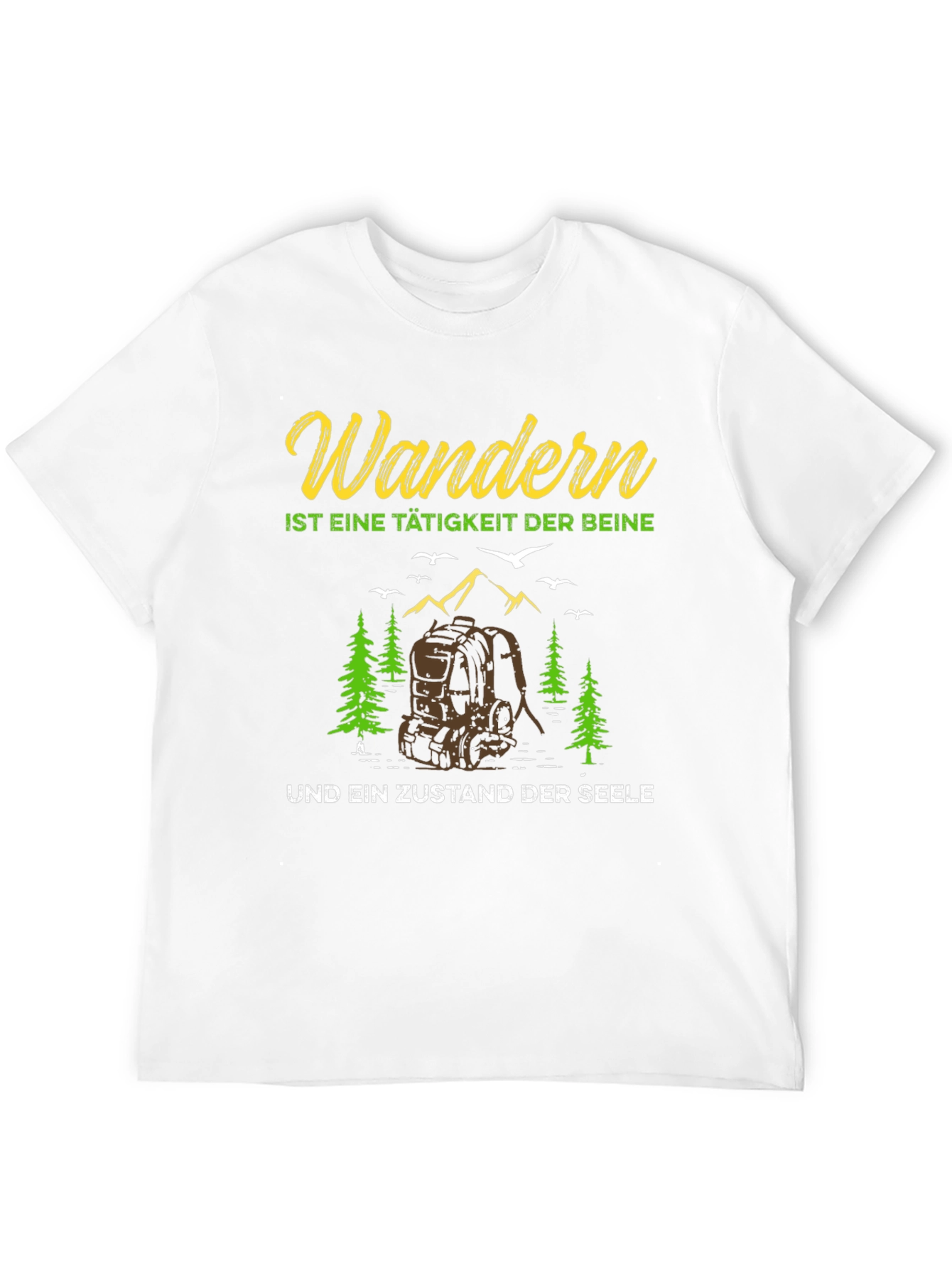 Black Wandern Hiking T-Shirt for Nature Lovers view 12