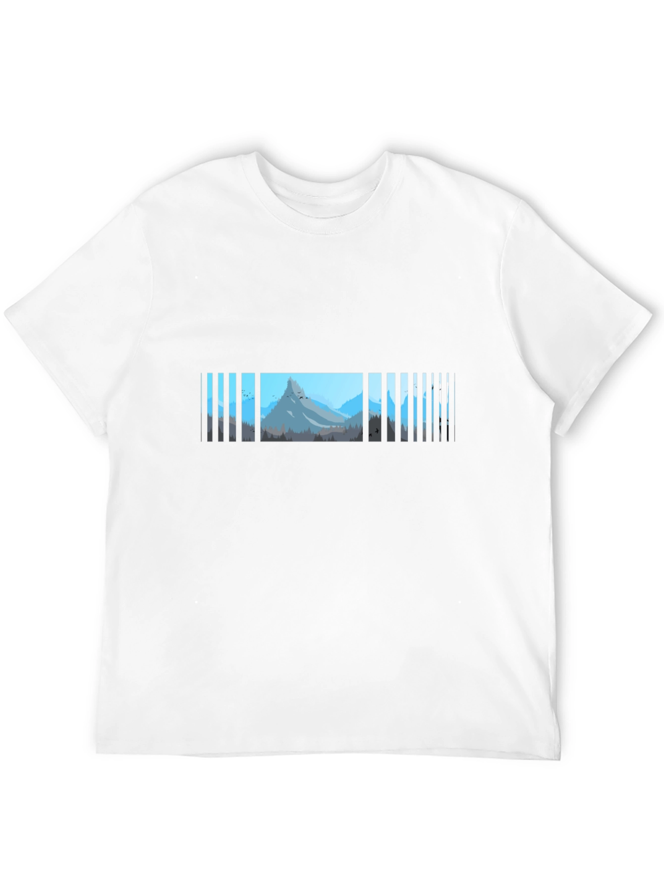 Black Mountain Barcode T-Shirt view 12