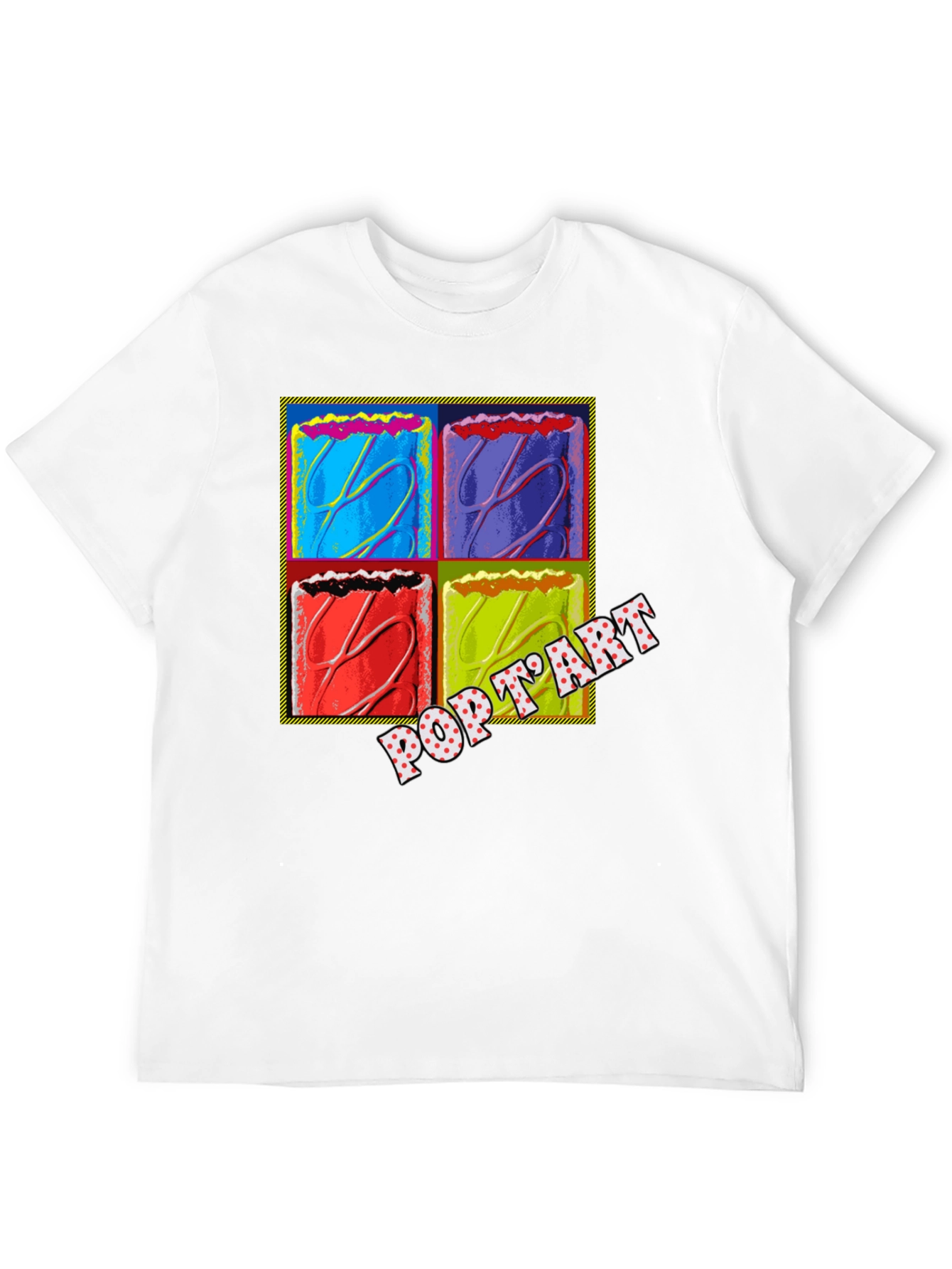 Black Pop Art Pop-Tart T-Shirt view 12