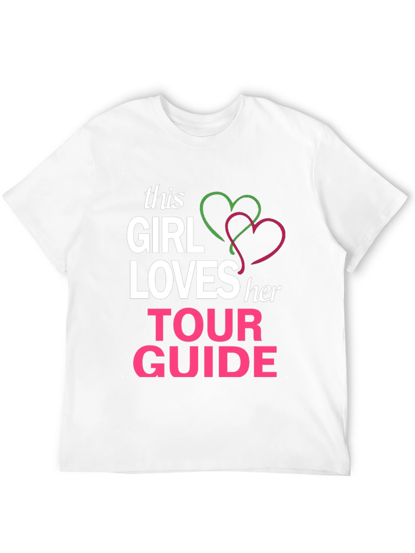 Black Tour Guide Love T-Shirt - Fun Graphic Tee view 12