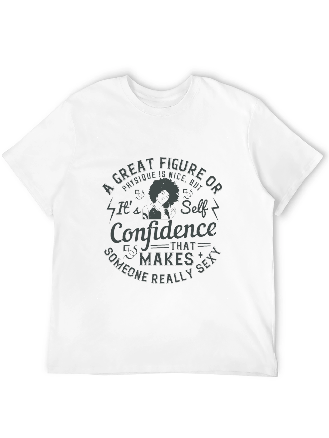 Confidence Makes Someone Sexy Graphic Tee - 12