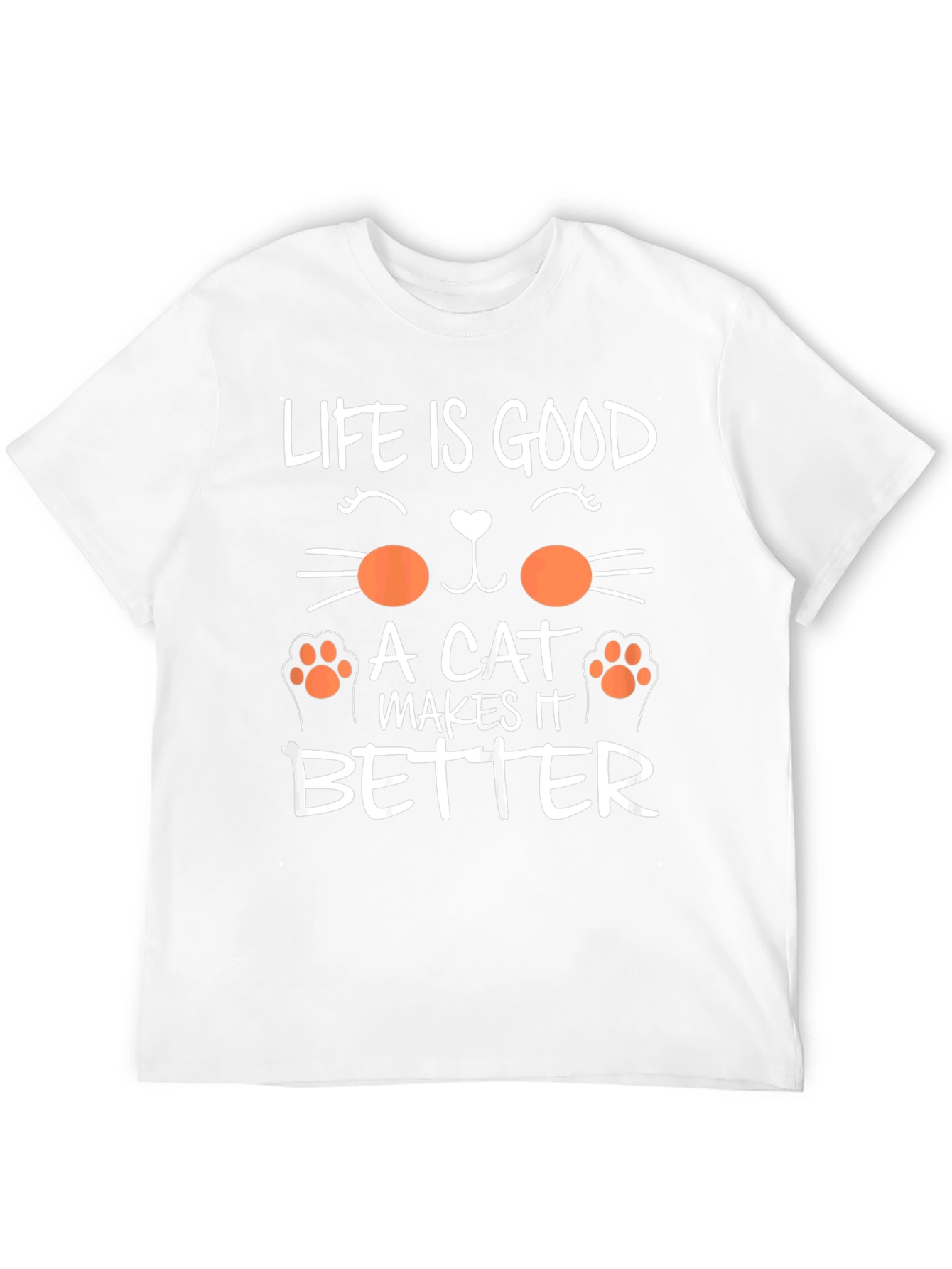Black Life Is Good Cat T-Shirt view 12
