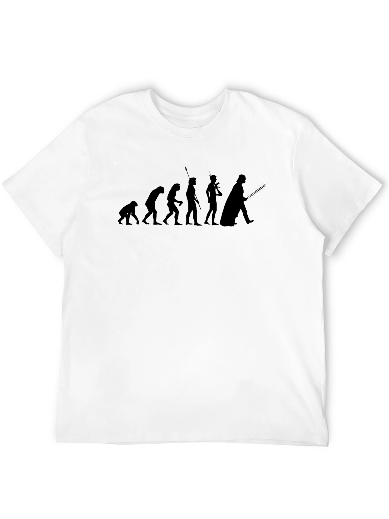 Black Darth Vader Evolution T-Shirt view 12