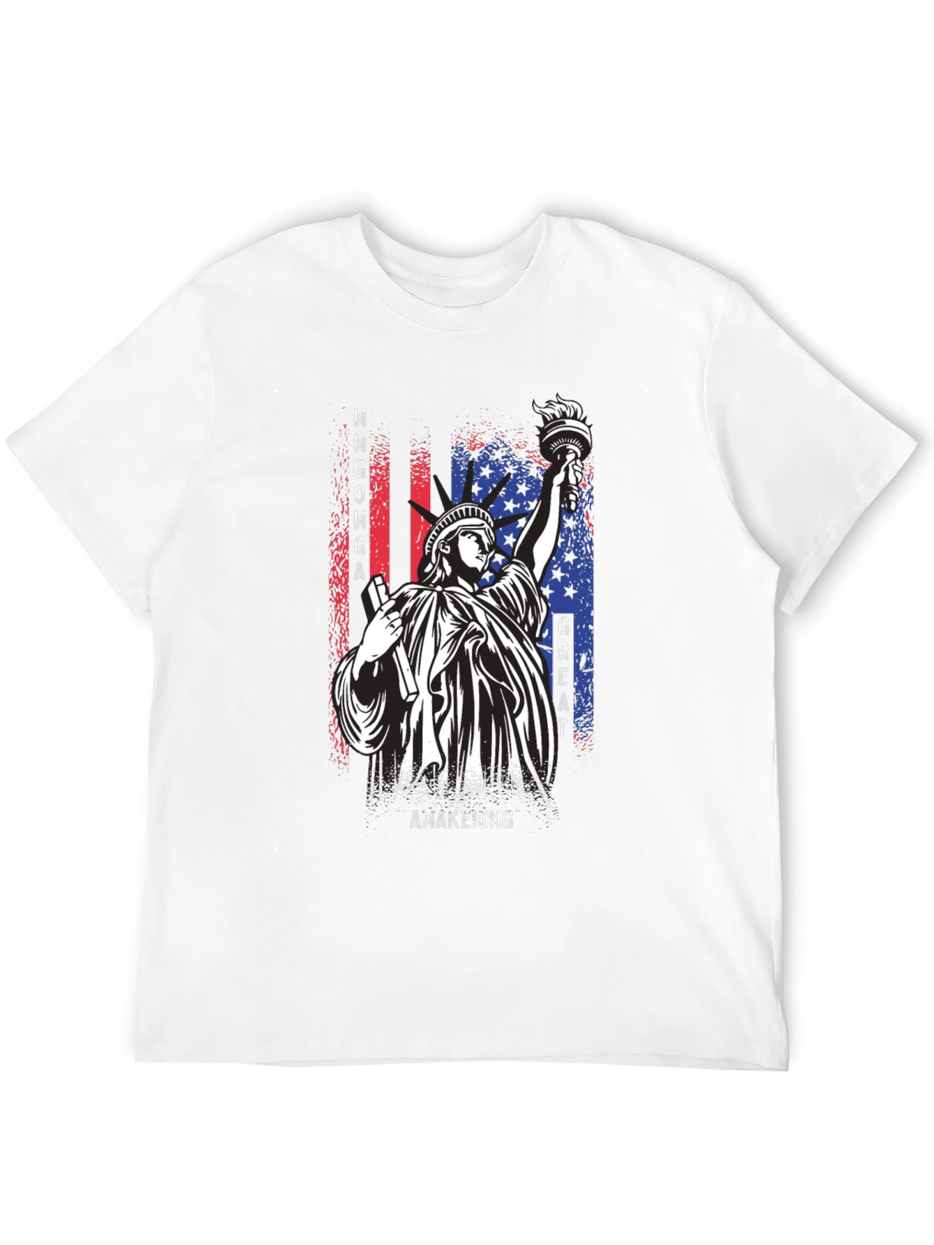 Black MAGA Statue of Liberty Graphic Tee view 12