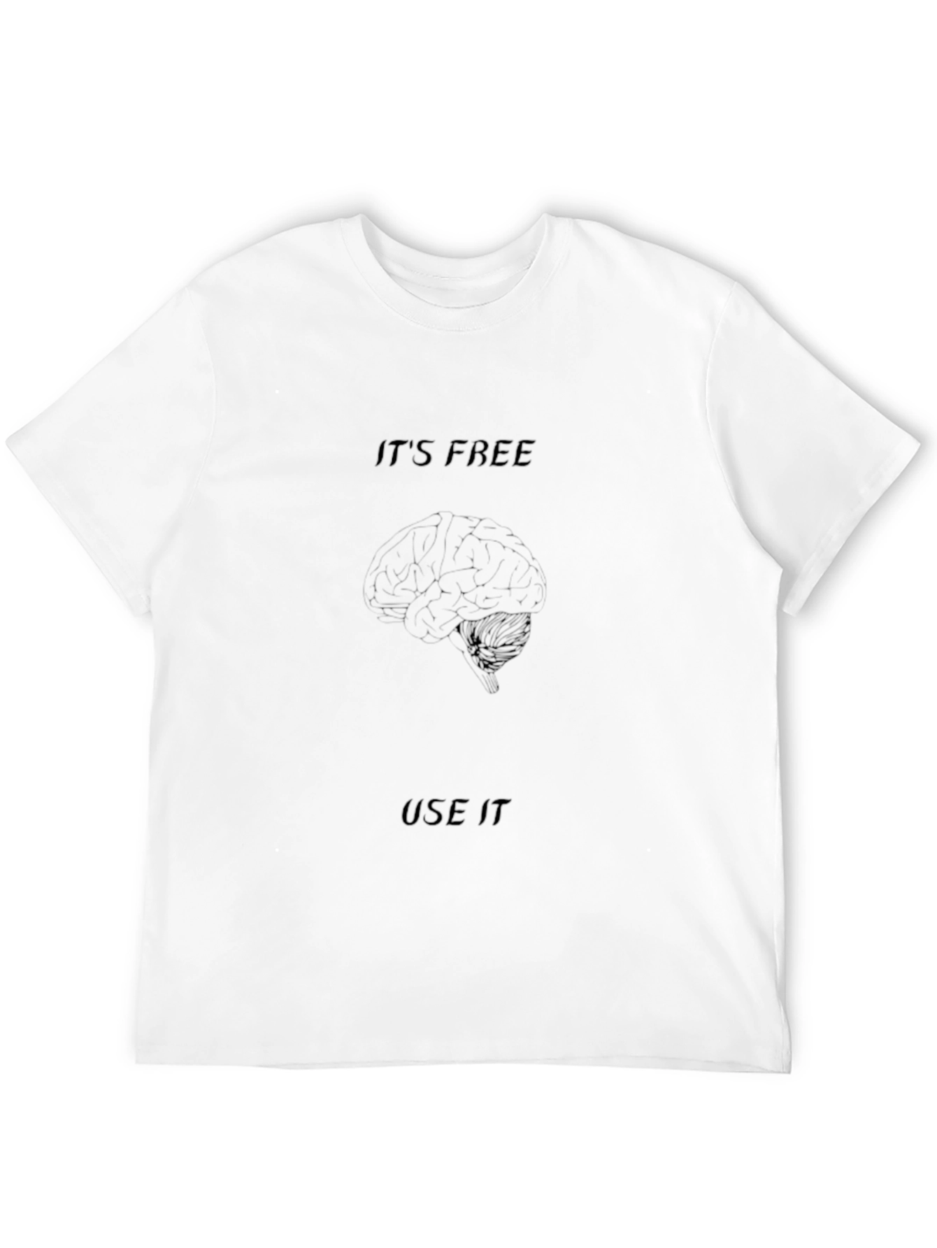 Black It's Free Use It Black T-Shirt view 12