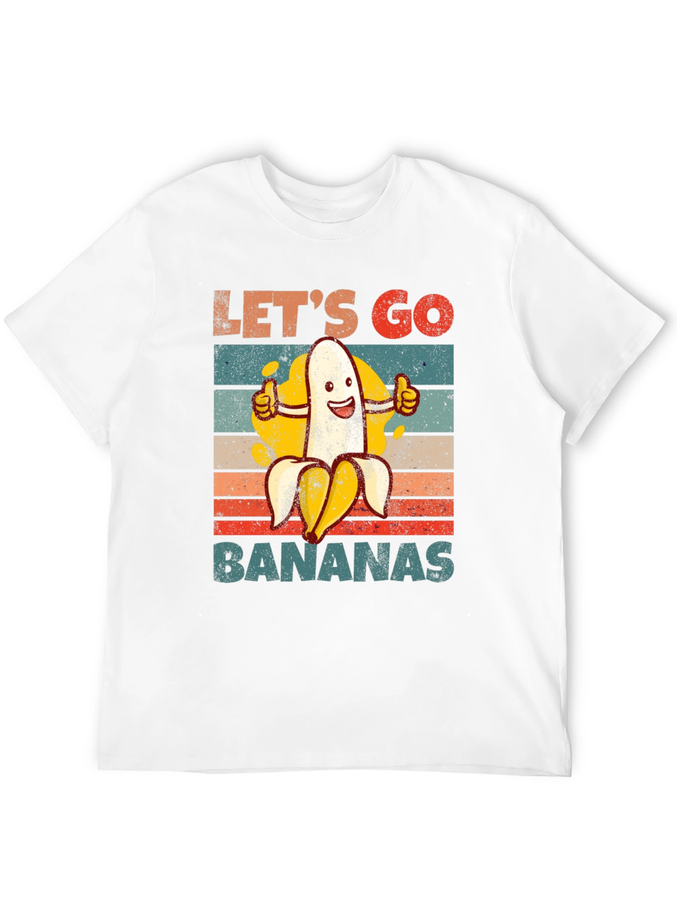 Black Let's Go Bananas Graphic T-Shirt view 12