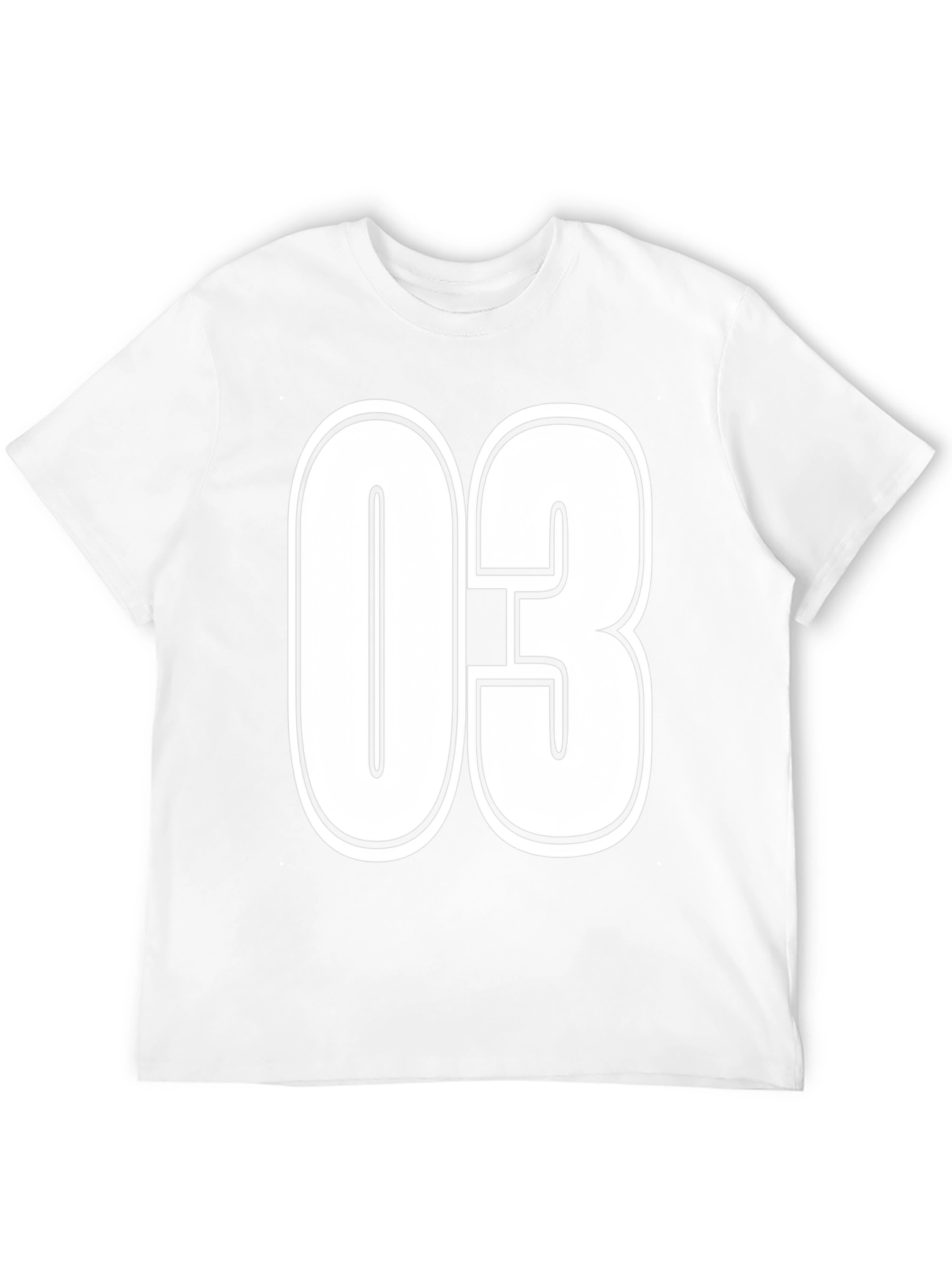Black Number 03 Graphic T-Shirt - Bold & Stylish view 12