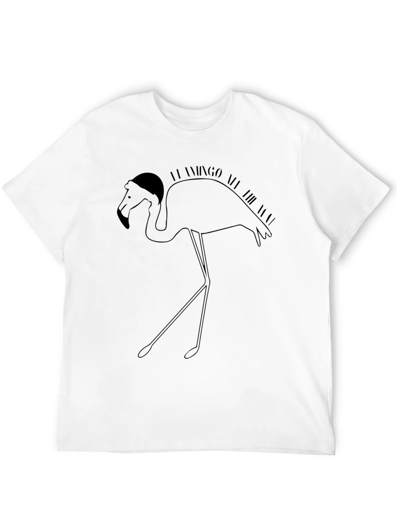 Black Flamingo All the Time Graphic Tee - Black view 12