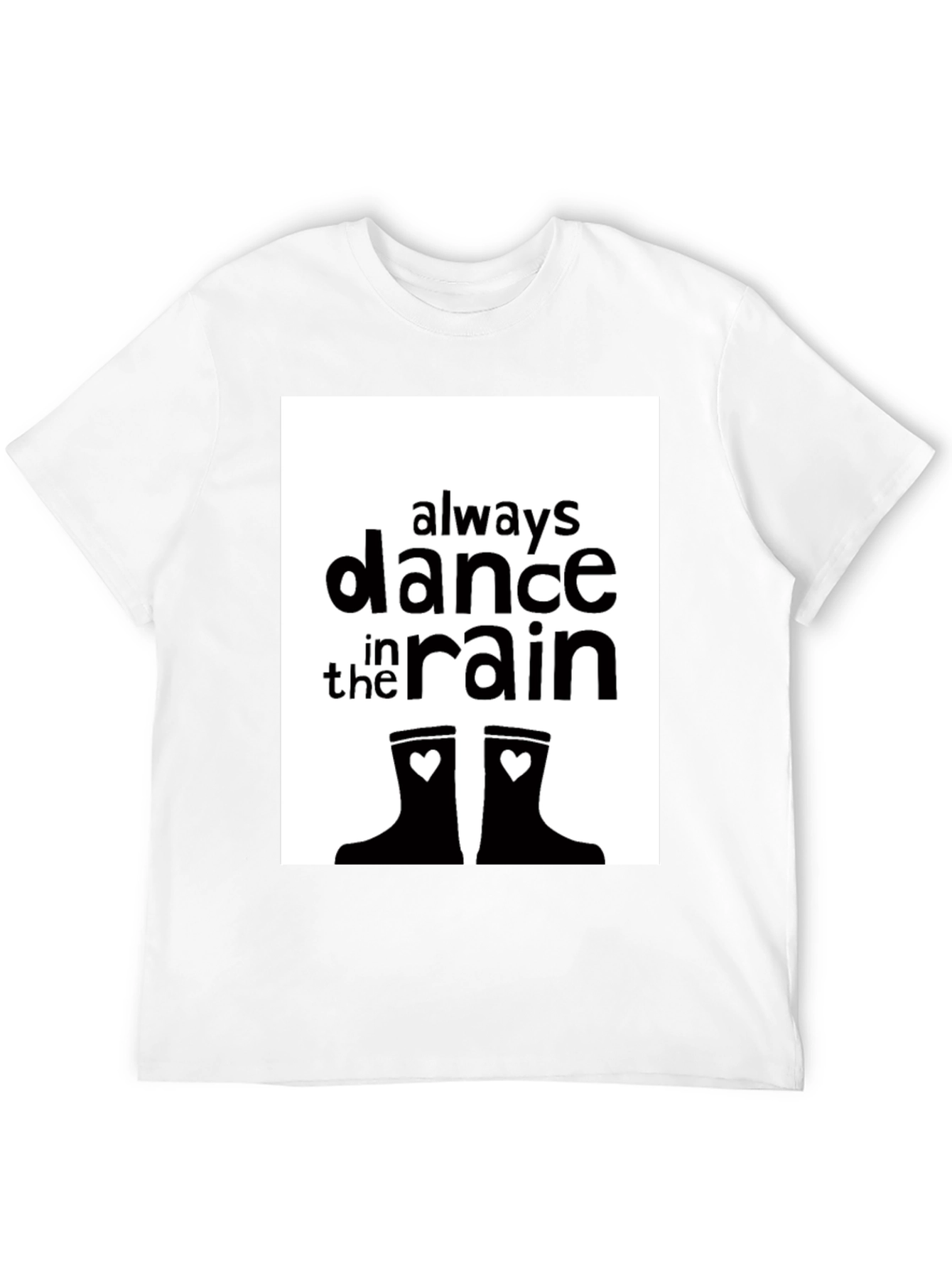 Black Dance in the Rain Graphic Tee view 12