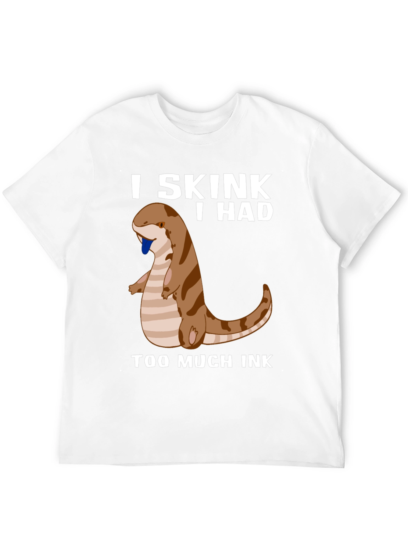 Black Skink Too Much Ink T-Shirt view 12