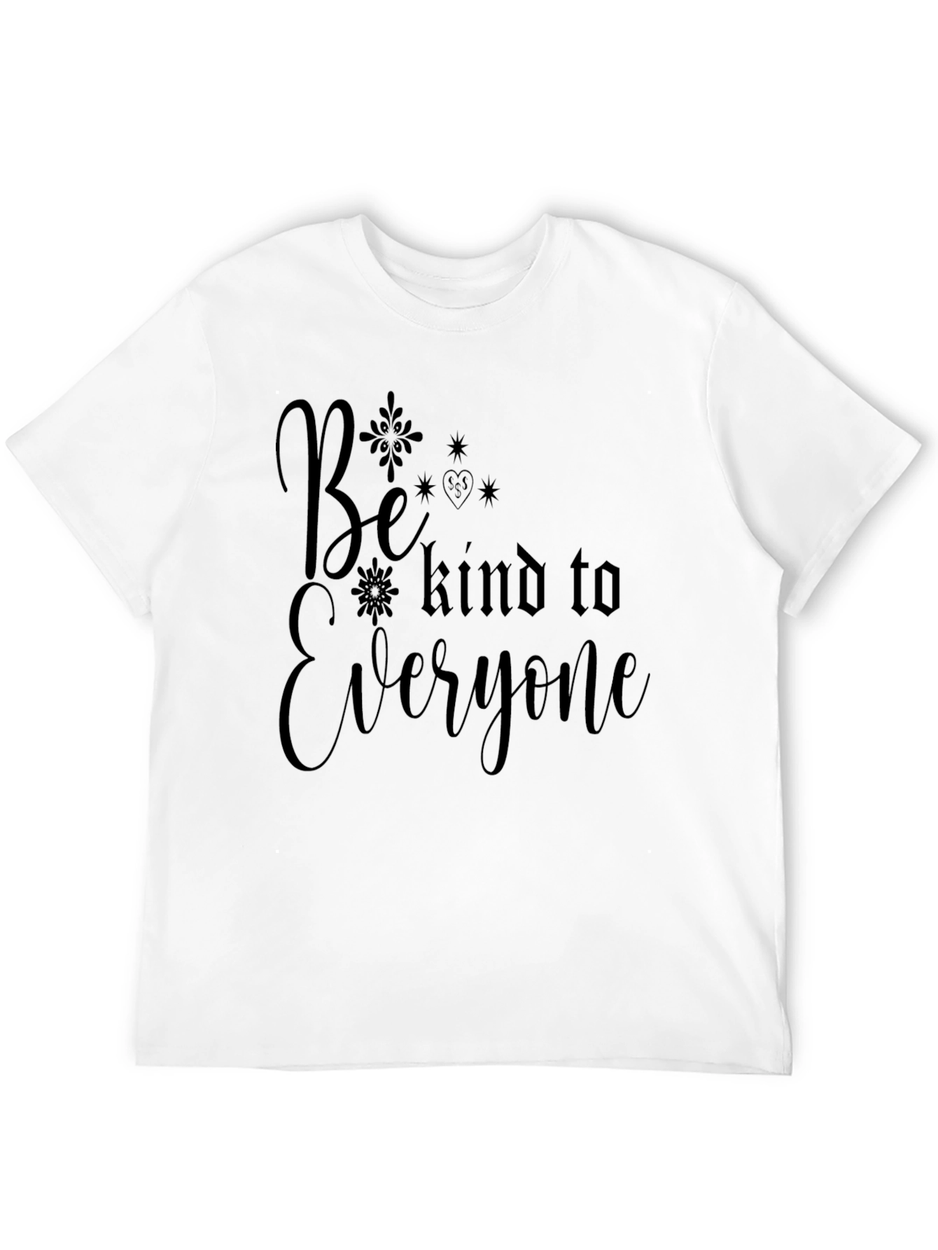 Black Be Kind to Everyone Black Graphic Tee view 12