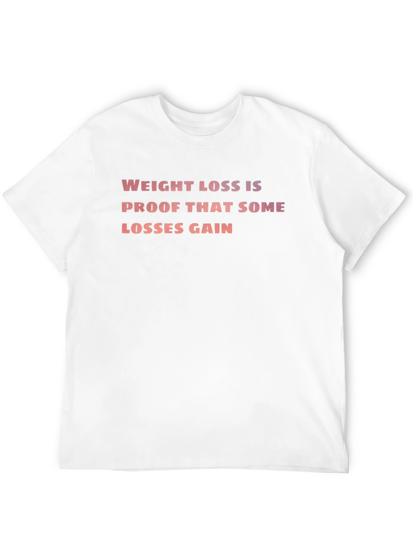 Black Weight Loss Motivation T-Shirt view 12