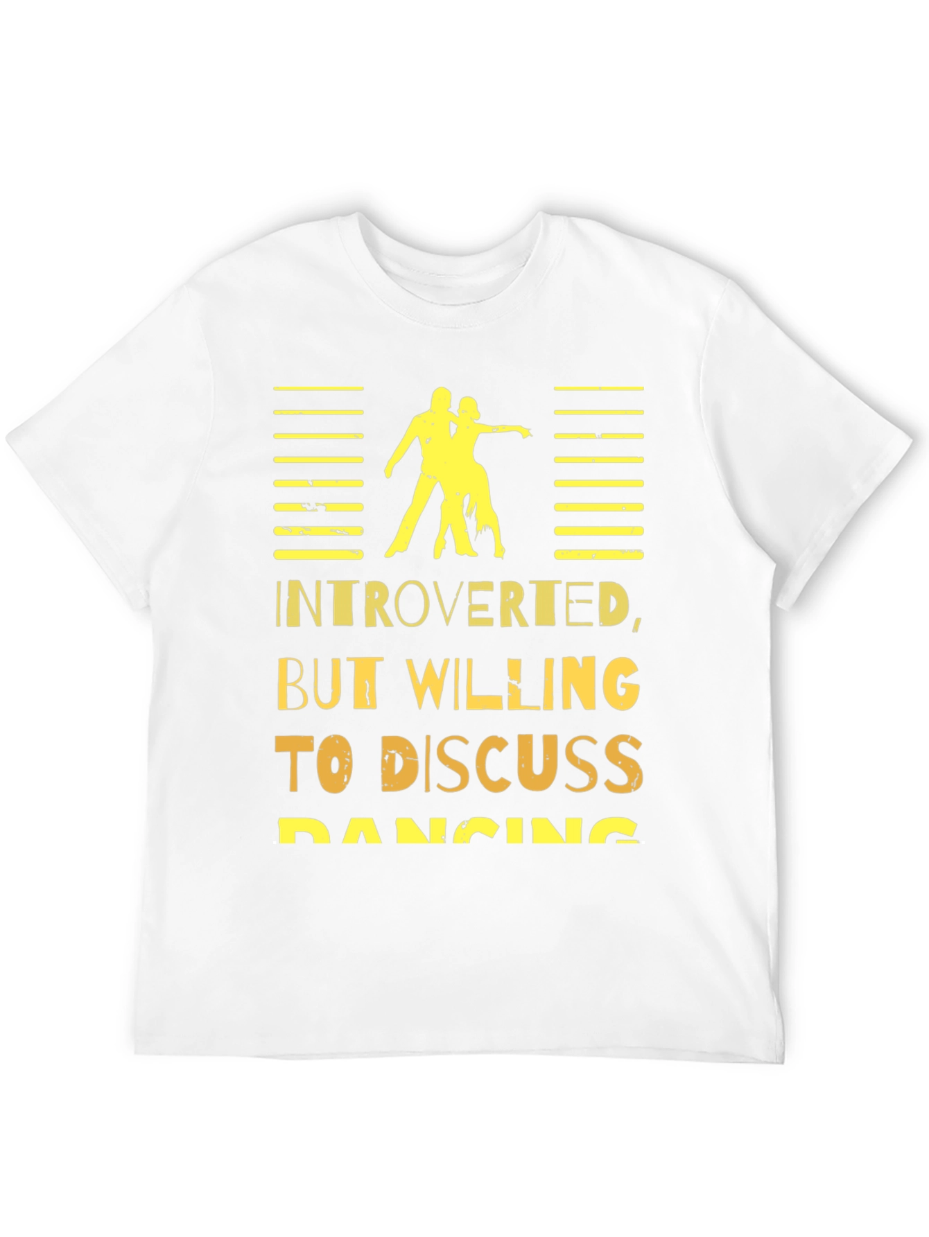 Black Introverted Dancing T-Shirt view 12