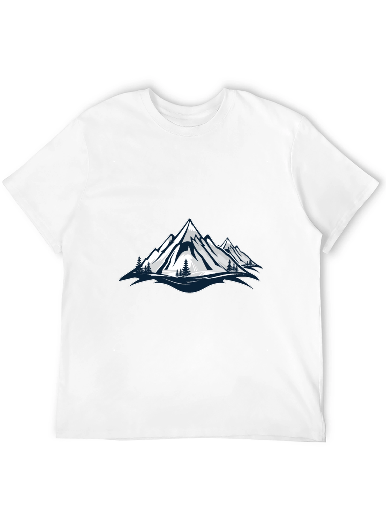 Black Mountain Graphic Black T-Shirt view 12