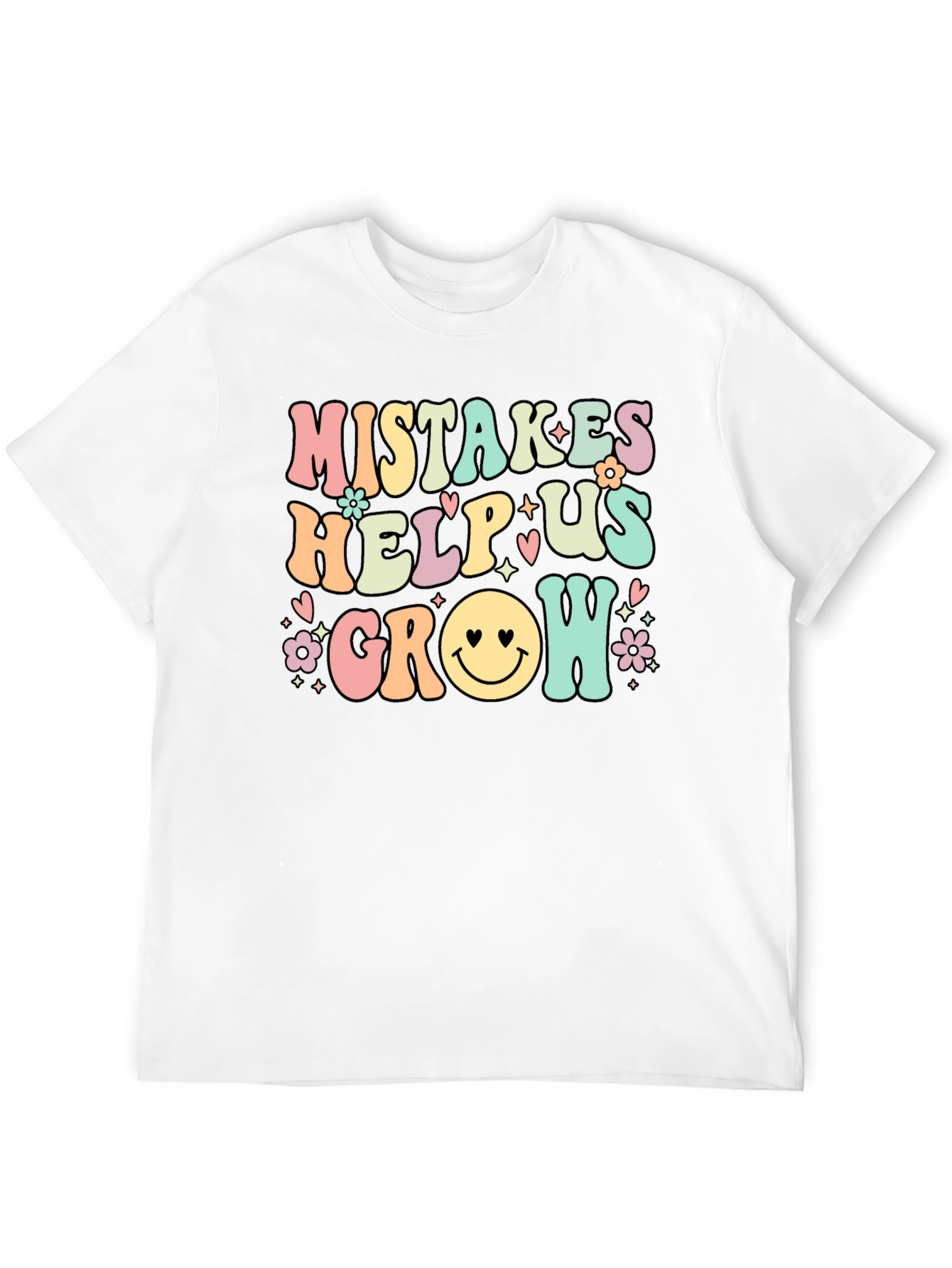 Black Mistakes Help Us Grow T-Shirt view 12