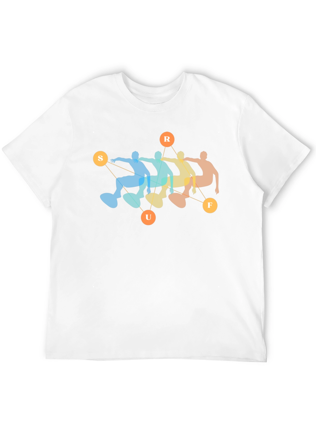 Black Retro Surf T-Shirt - Black Cotton Blend view 12