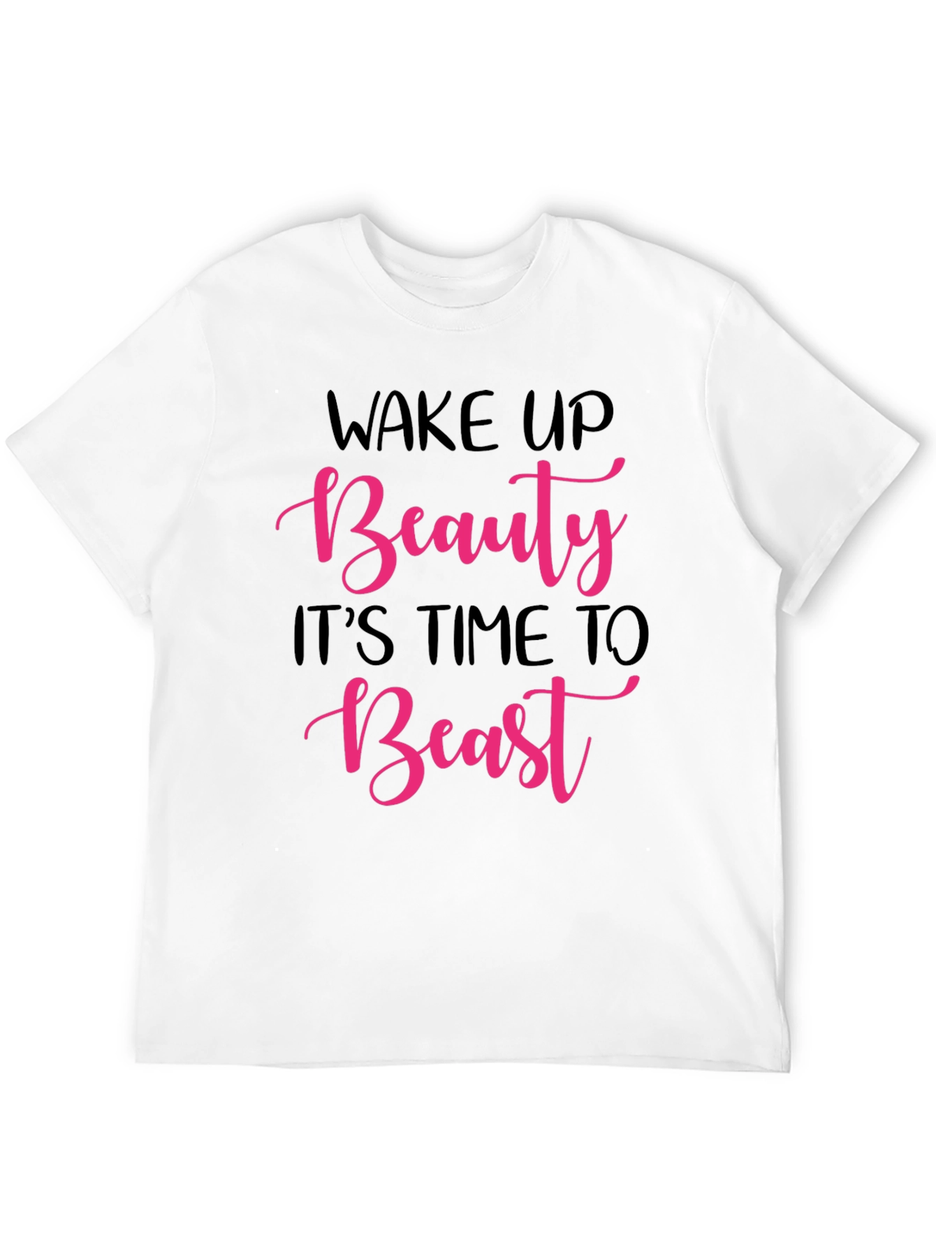 Black Wake Up Beauty Beast Graphic Tee view 12