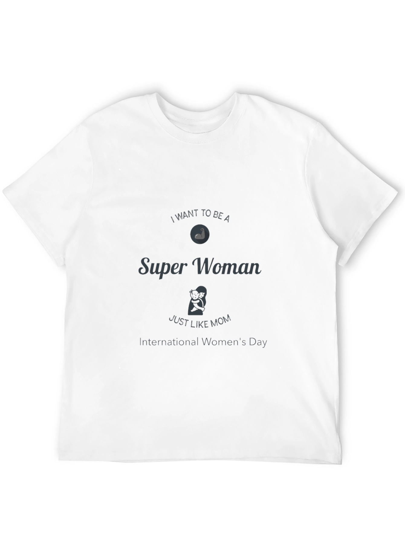Black Super Woman International Women's Day T-Shirt view 12