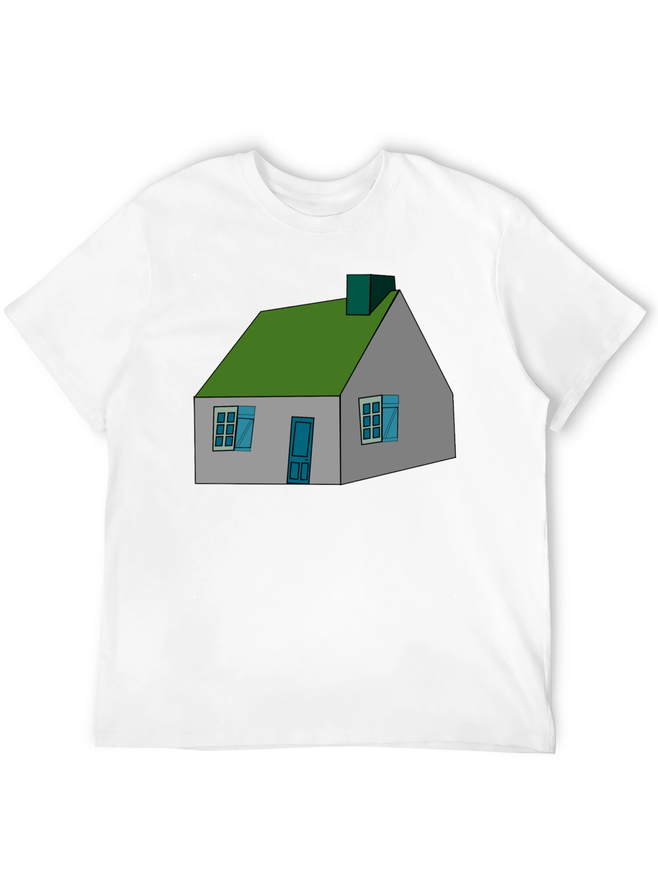 Black House Graphic Black T-Shirt view 12