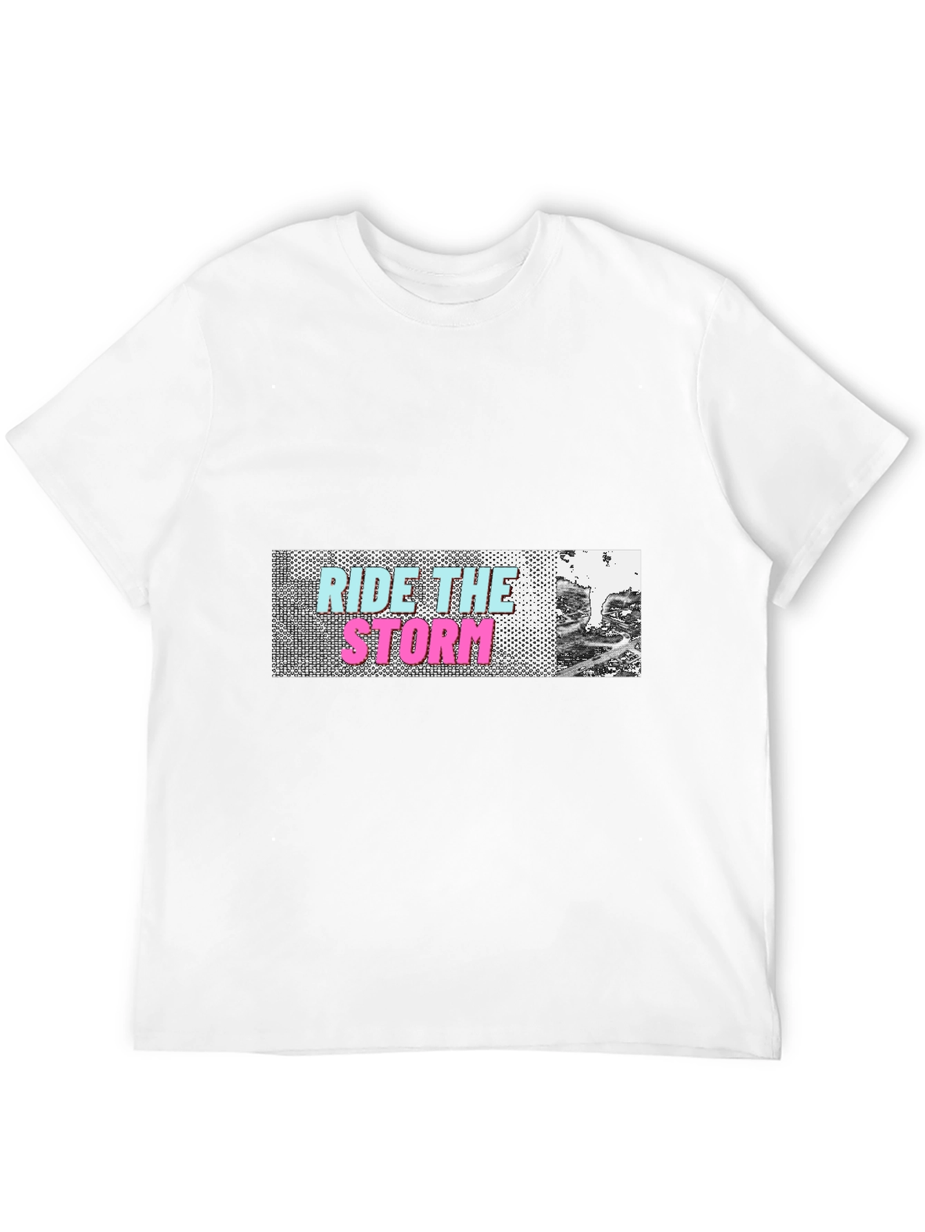 Black Ride the Storm Graphic T-Shirt view 12