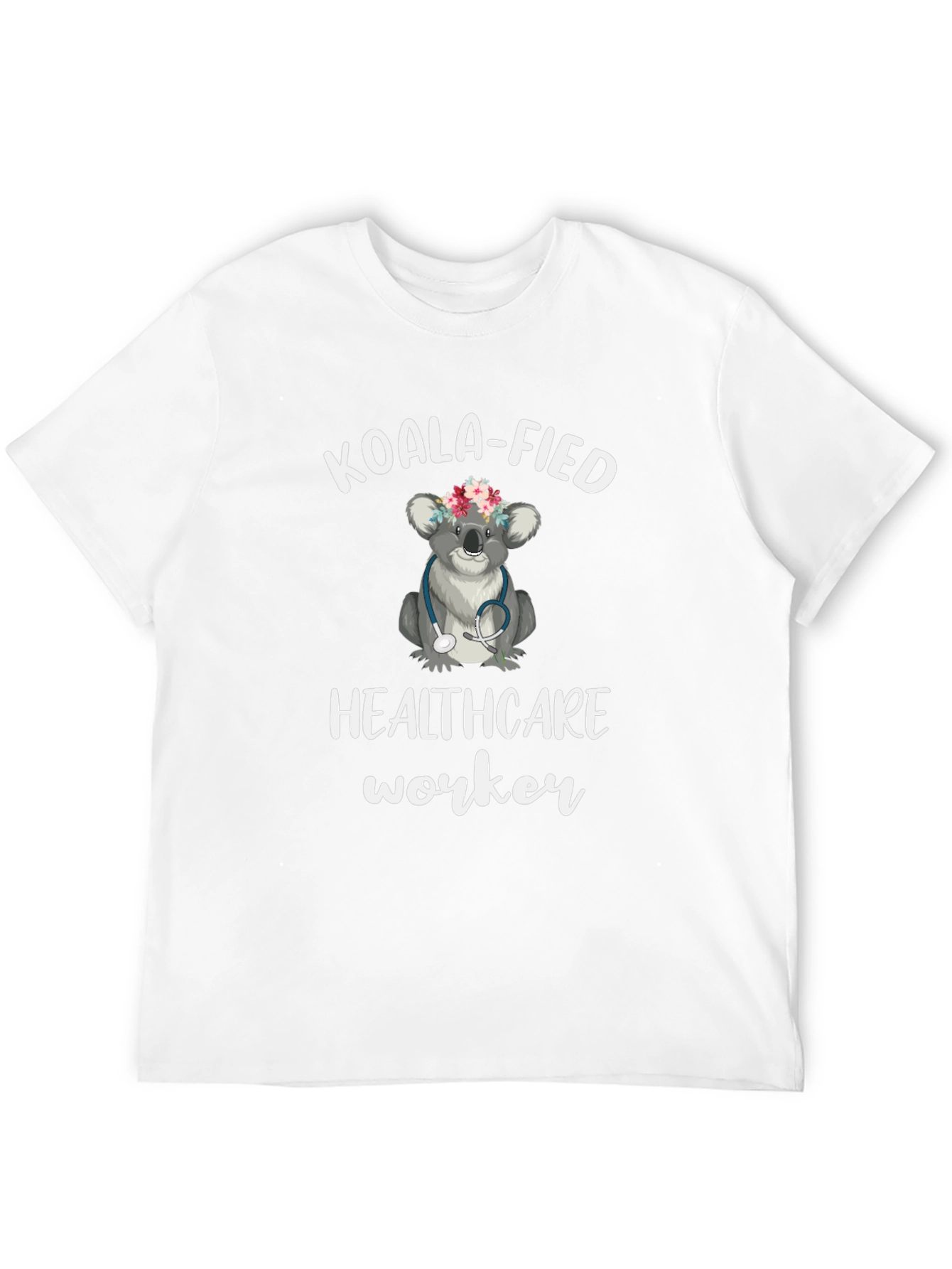 Black Koala-fied Healthcare Worker T-Shirt view 12