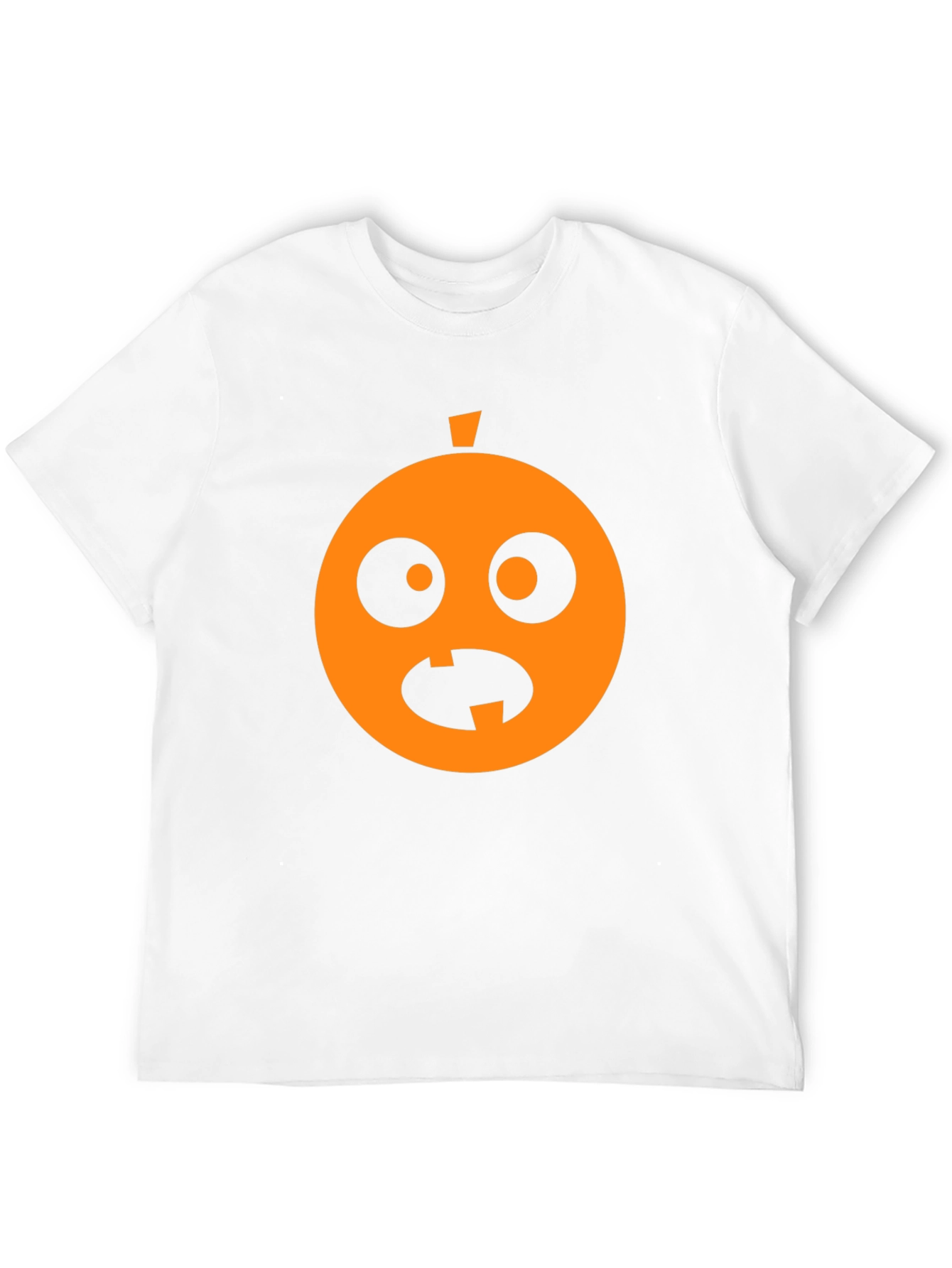 Black Funny Halloween Pumpkin Face Black T-Shirt view 12