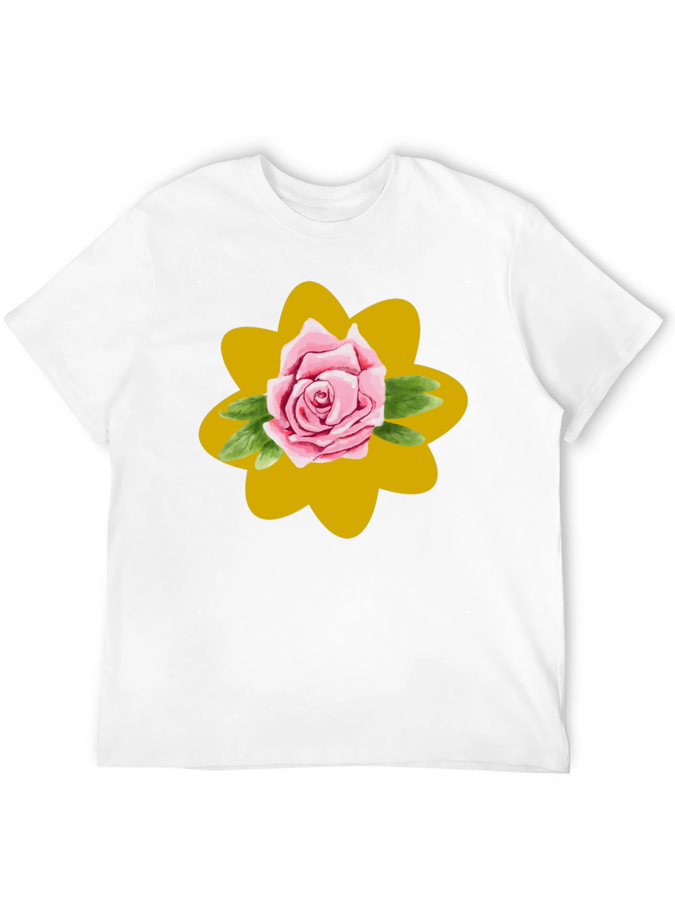 Black Rose Graphic T-Shirt - Stylish Floral Design view 12