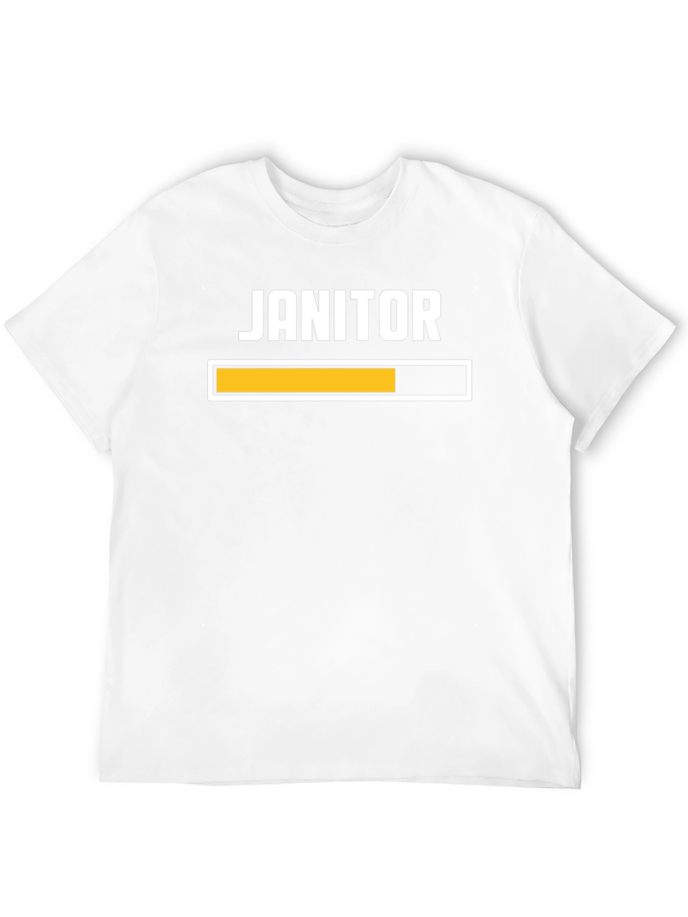 Black Janitor Loading T-Shirt - Funny Job Humor Tee view 12