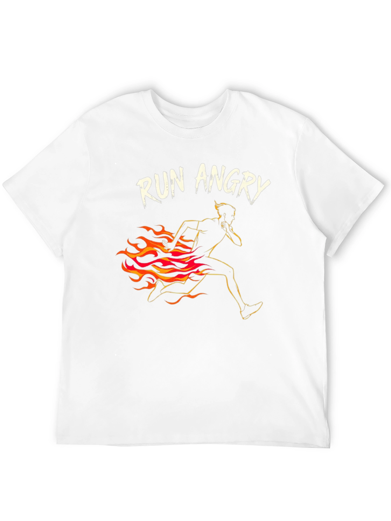 Black Run Angry Graphic Tee view 12