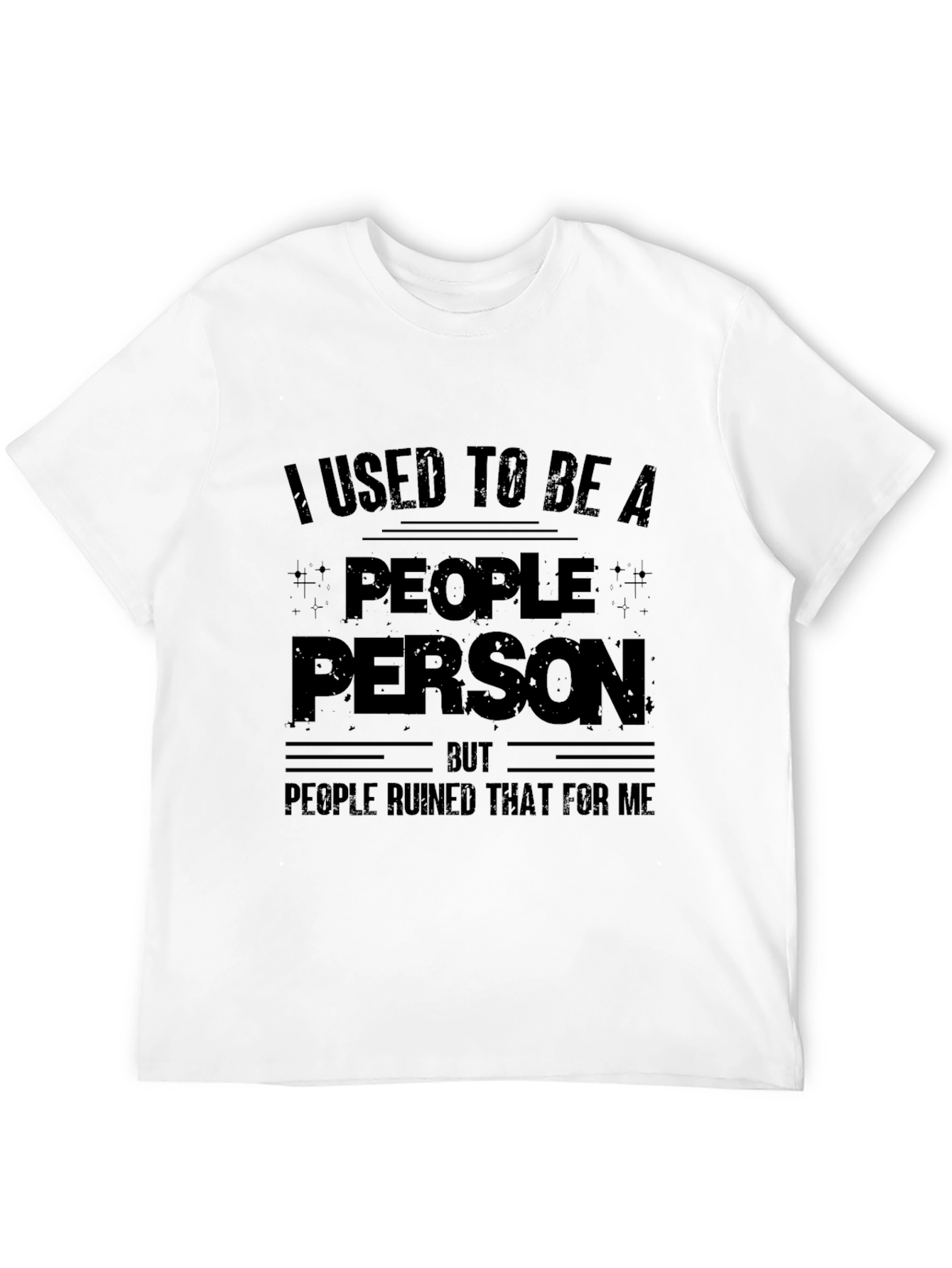 Black People Person T-Shirt - Funny Sarcastic Tee view 12
