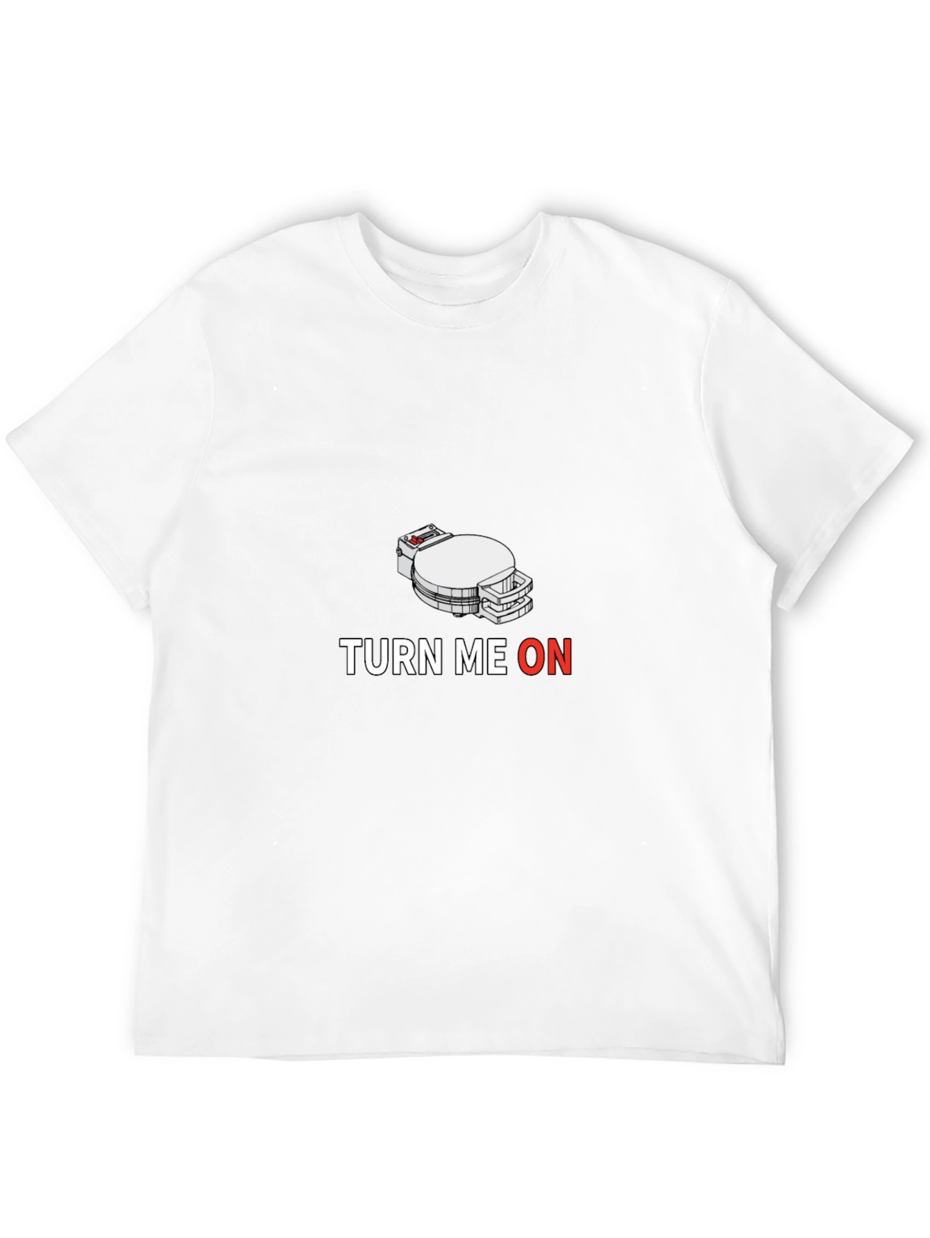 Black Turn Me On T-Shirt - Funny Science Reactor Design view 12