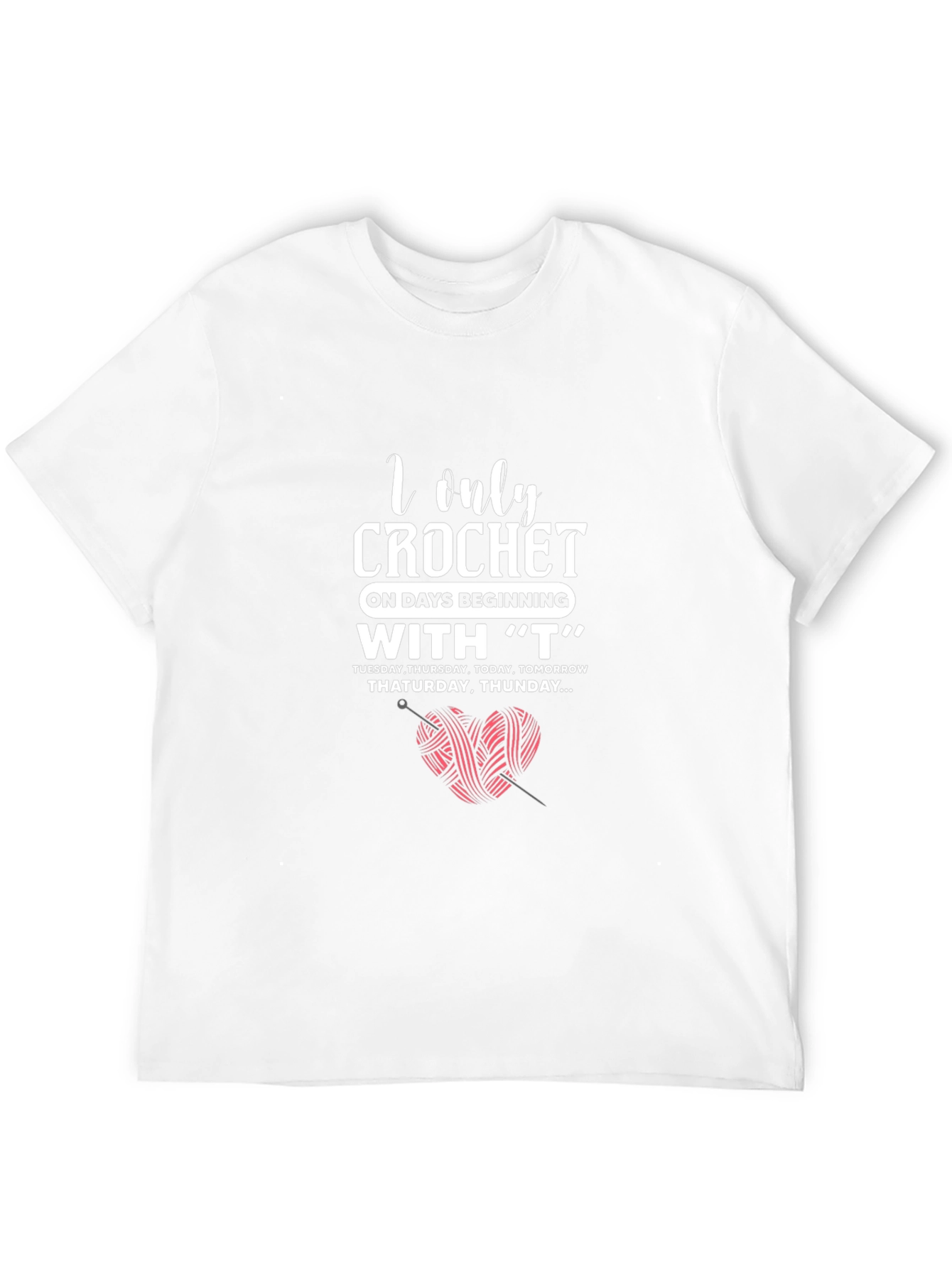 Black Crochet Lover T-Shirt - "T" Days view 12