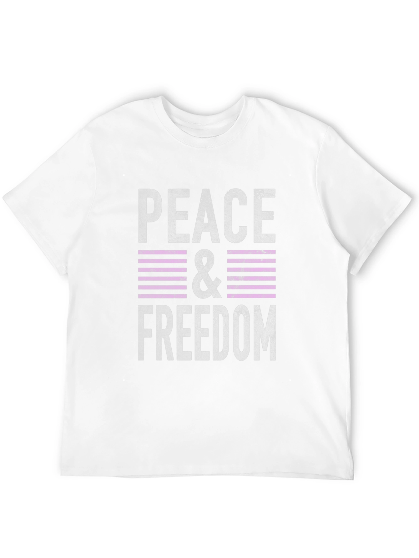 Black Peace & Freedom Graphic T-Shirt - Relaxed Fit view 12