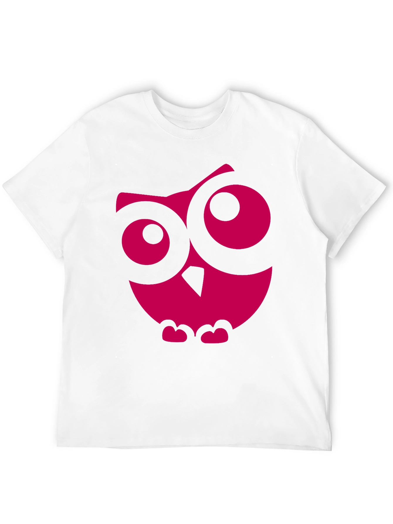 Black Cool Owl Graphic Print Black T-Shirt view 12