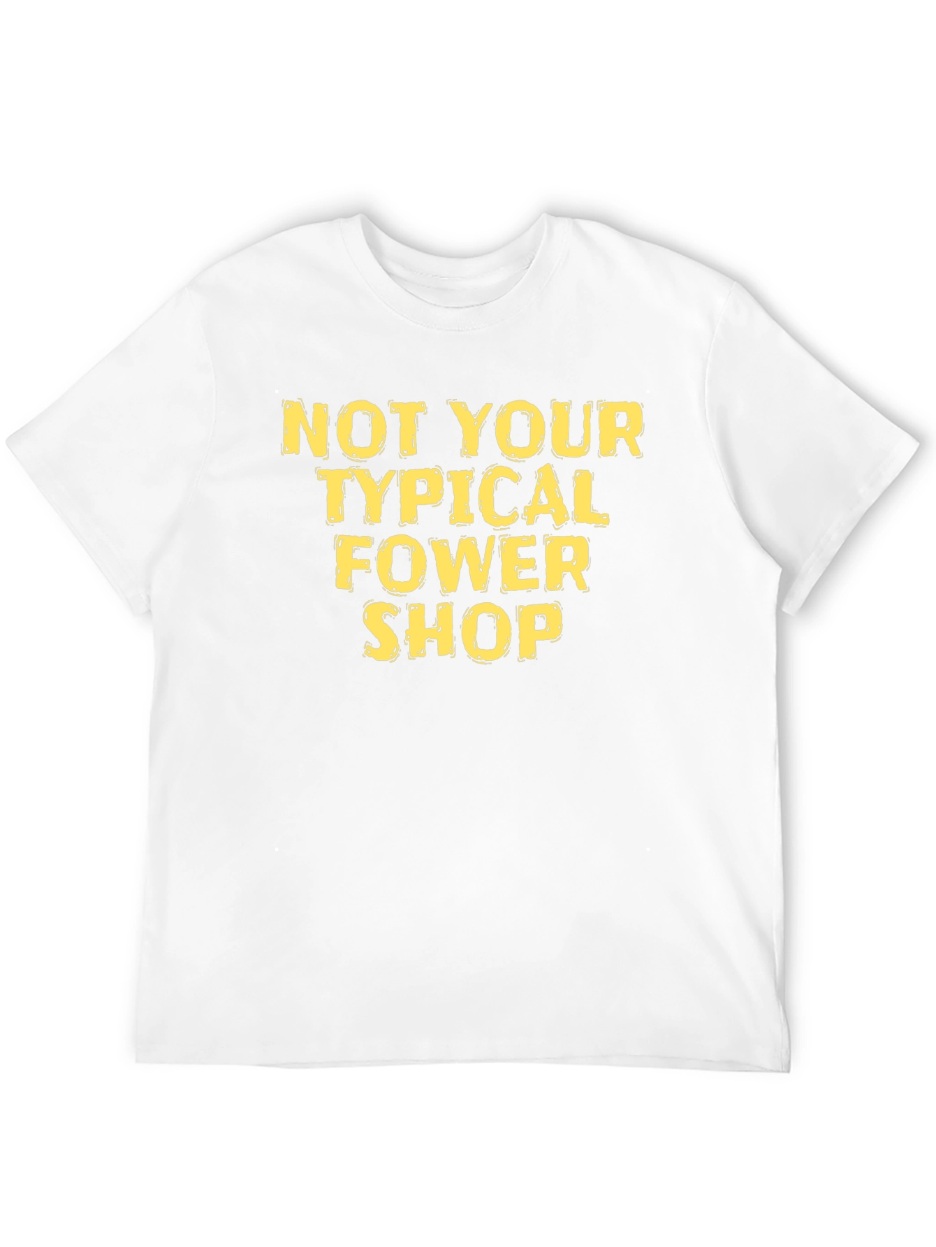 Black Not Your Typical Flower Shop Black T-Shirt view 12