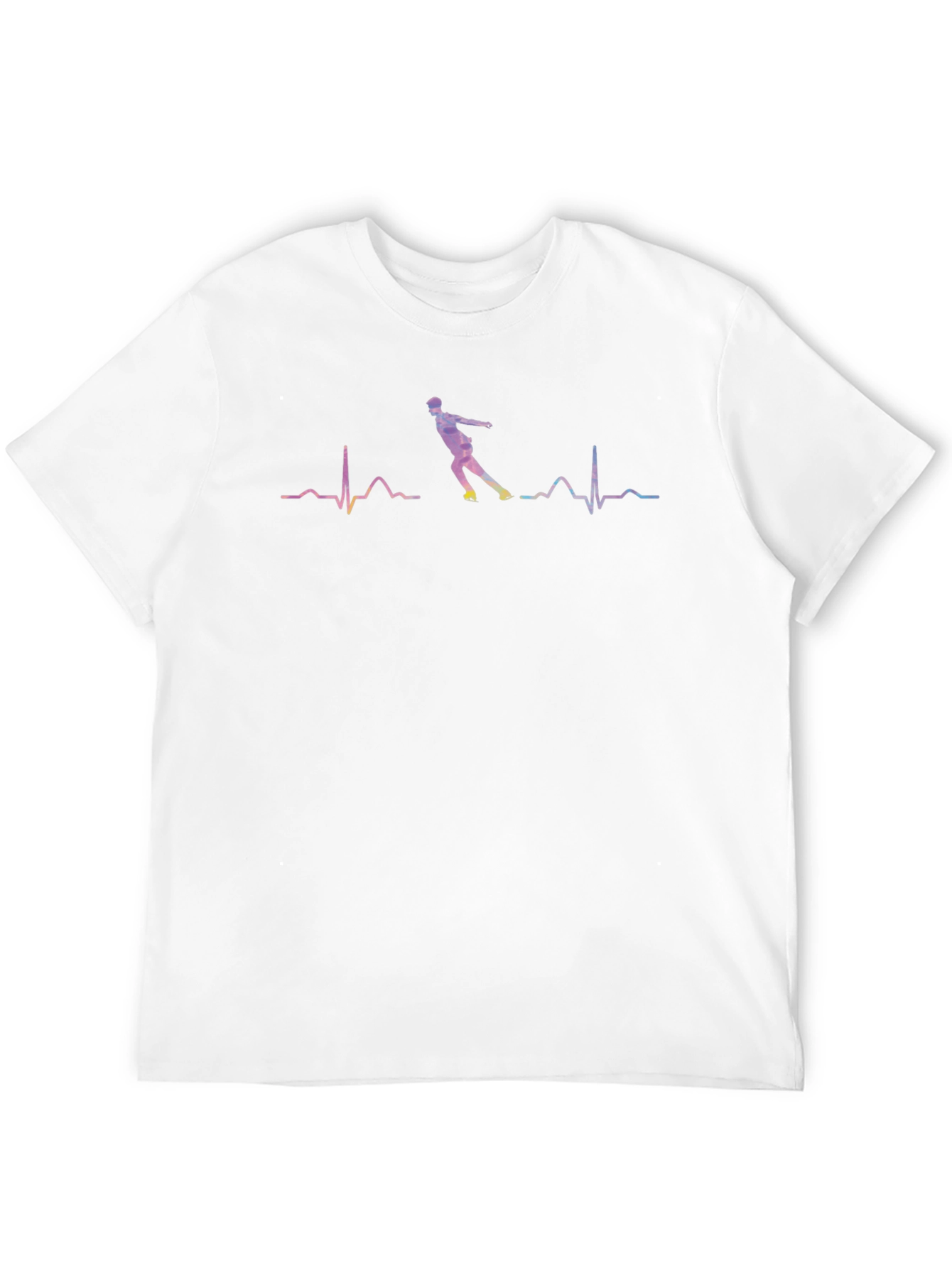 Black Skating Heartbeat Tee - Stylish Comfort view 12