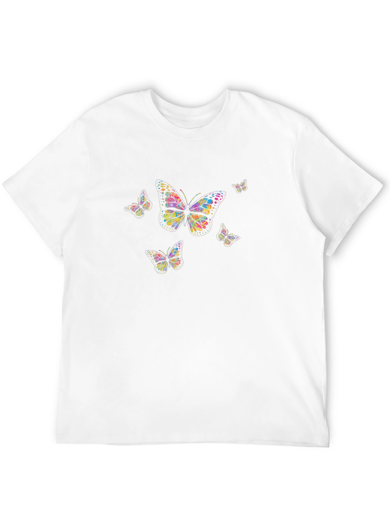 Black Butterfly Graphic Black T-Shirt view 12