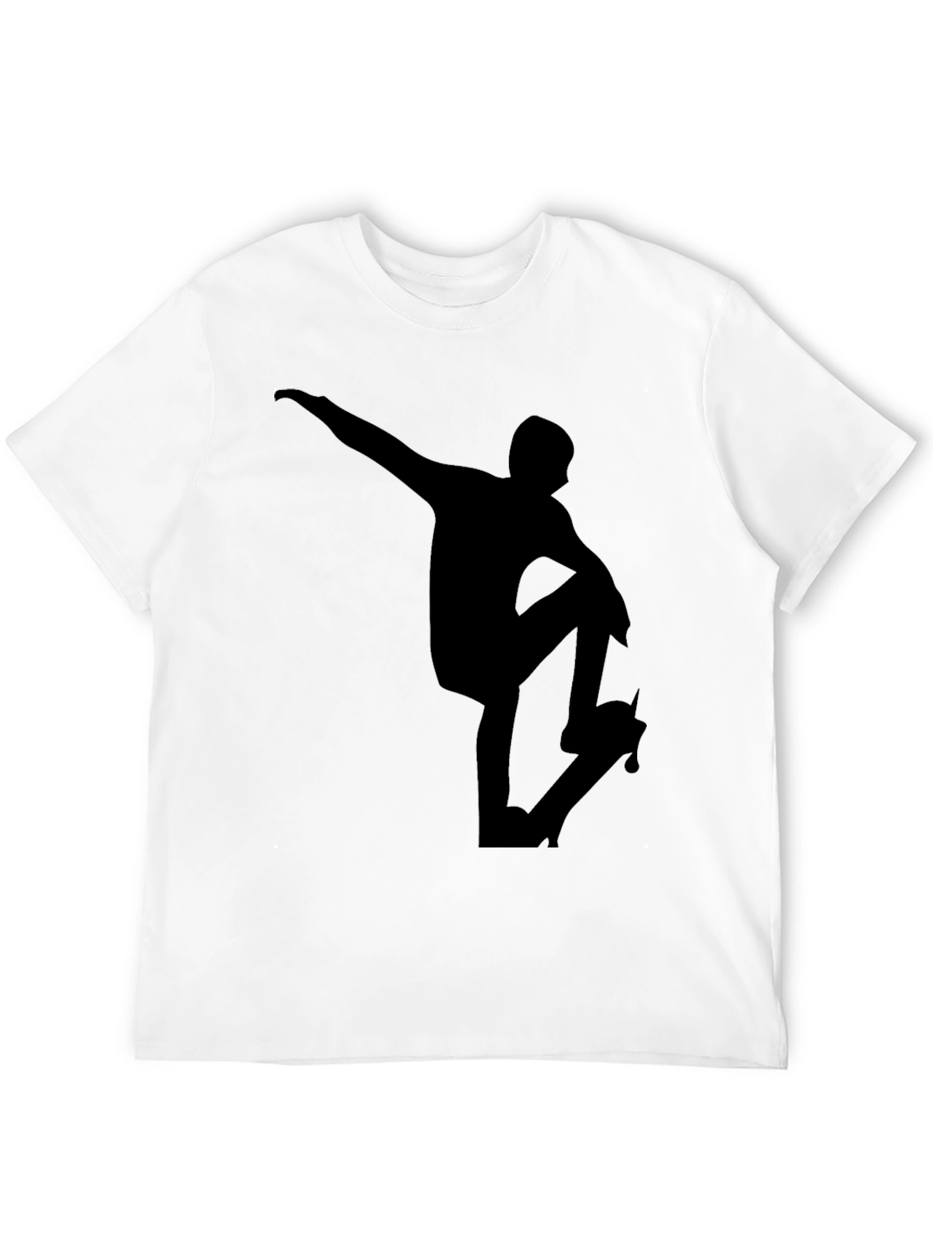Black Skater Graphic Tee - Black T-Shirt view 12